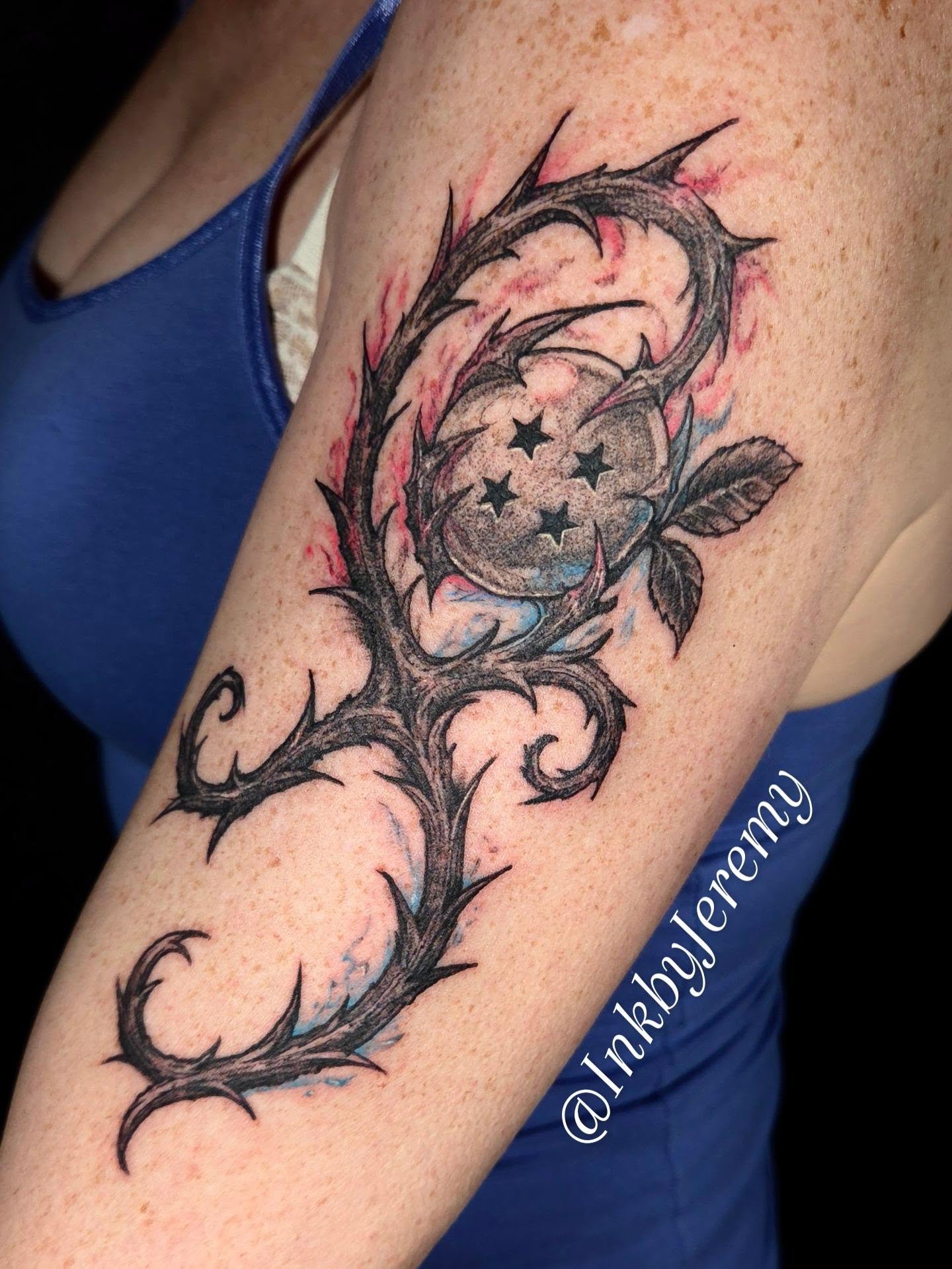 Tattoo by @inkbyjeremy โ black_and_grey, tribal