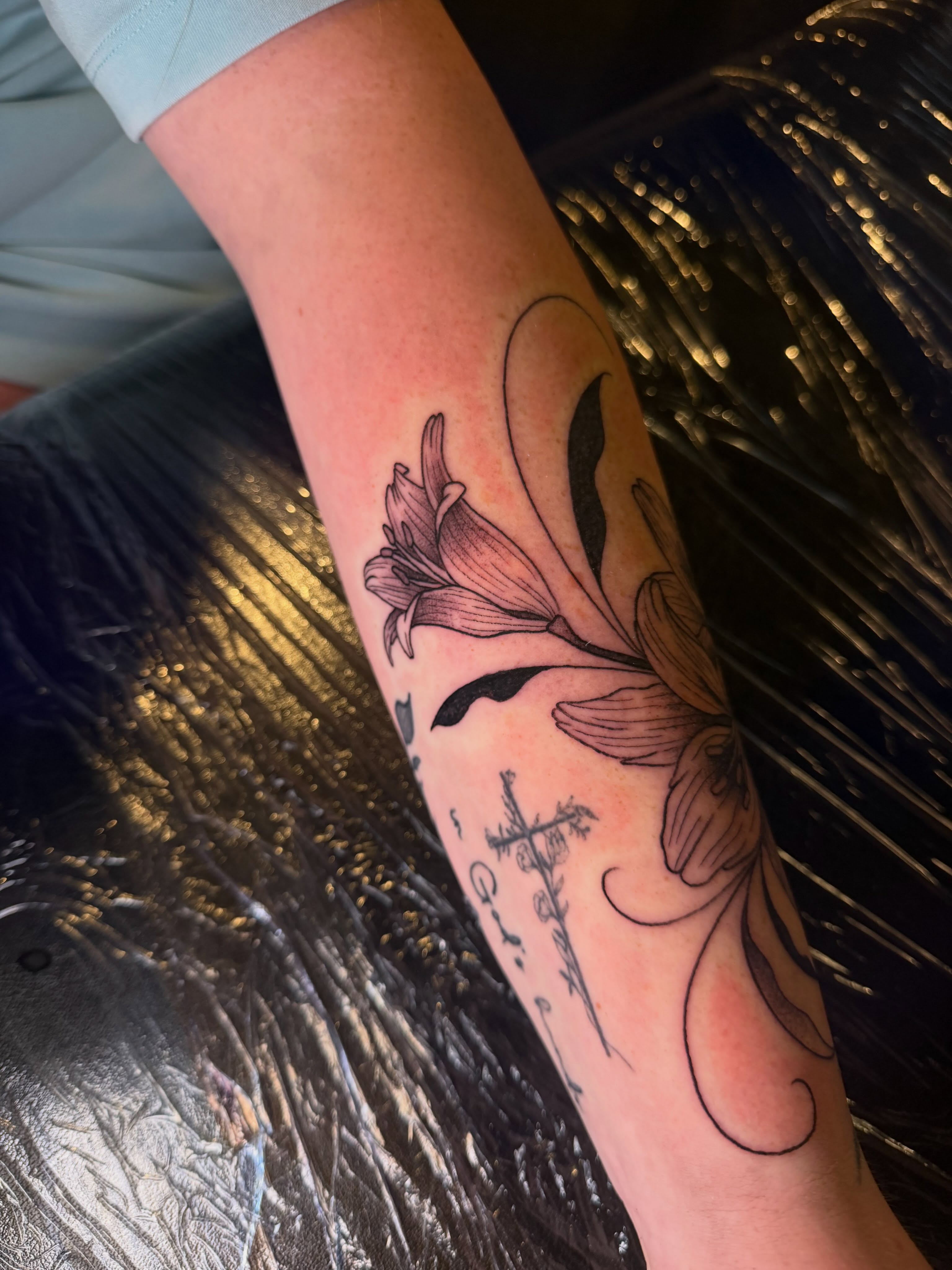 Tattoo by @ava_defalco — black_and_grey