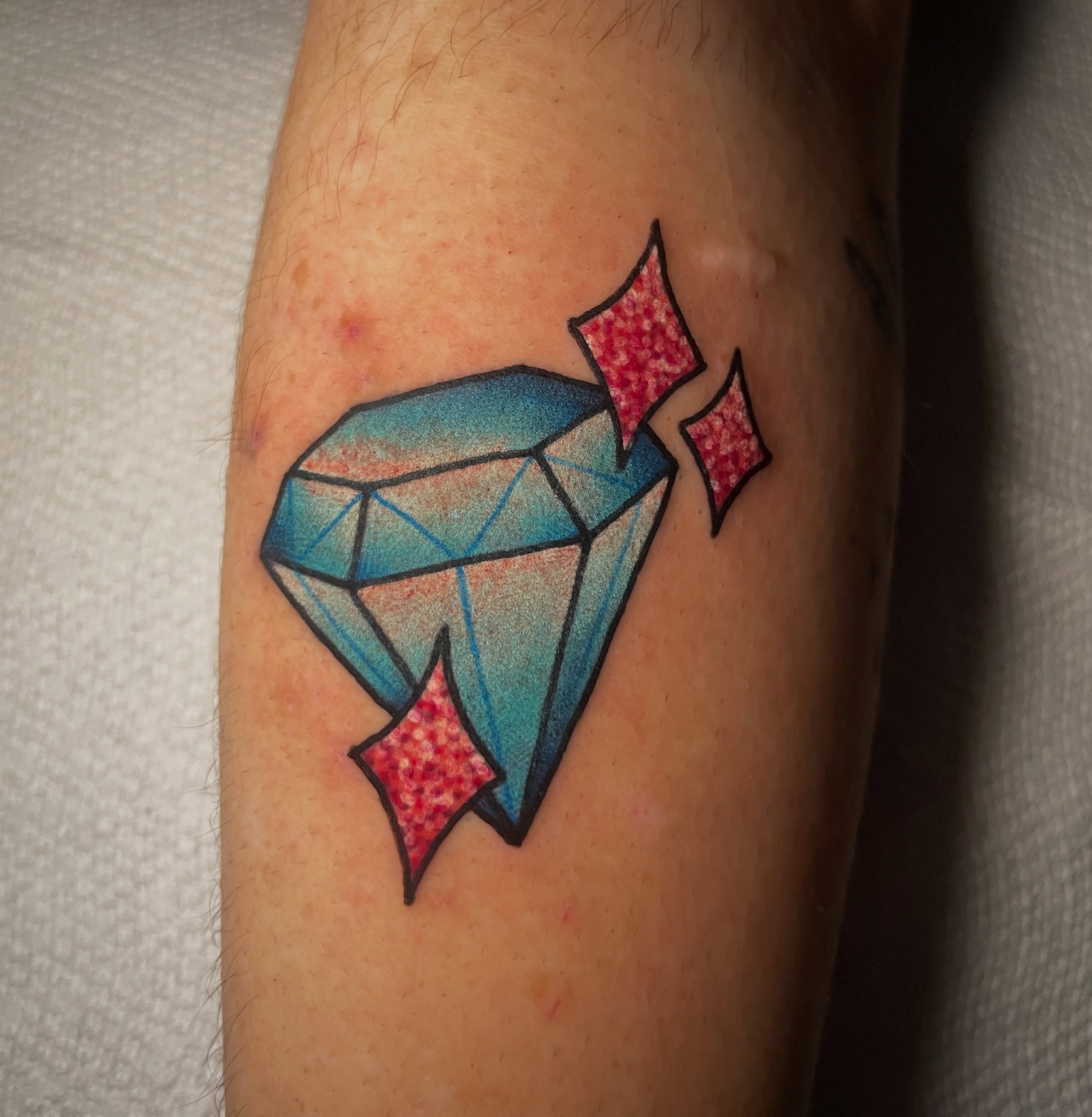 Tattoo by @maditattz — geometric