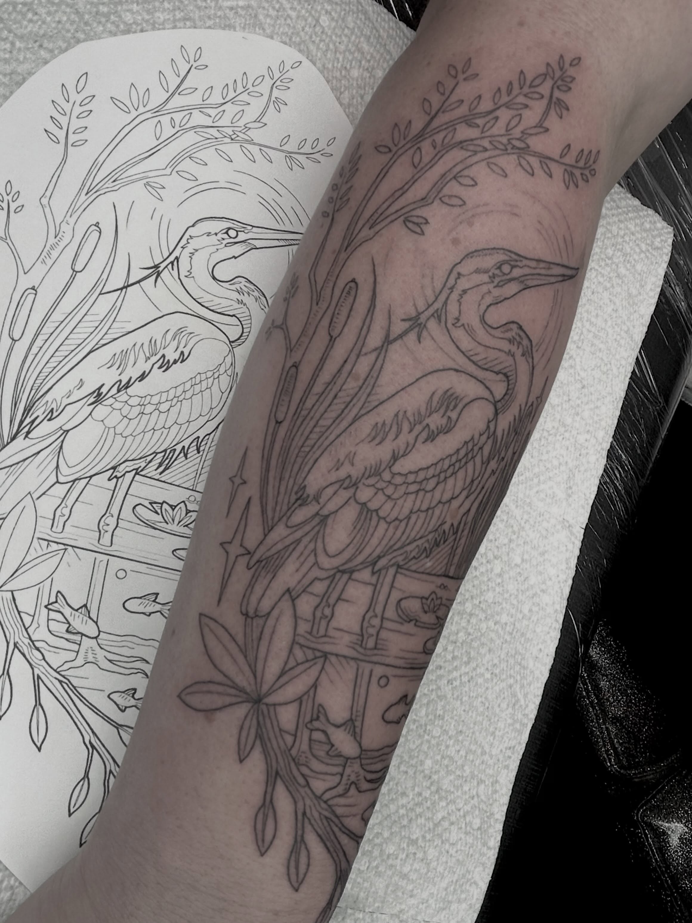 Tattoo by @lovelytattooing — black_and_grey