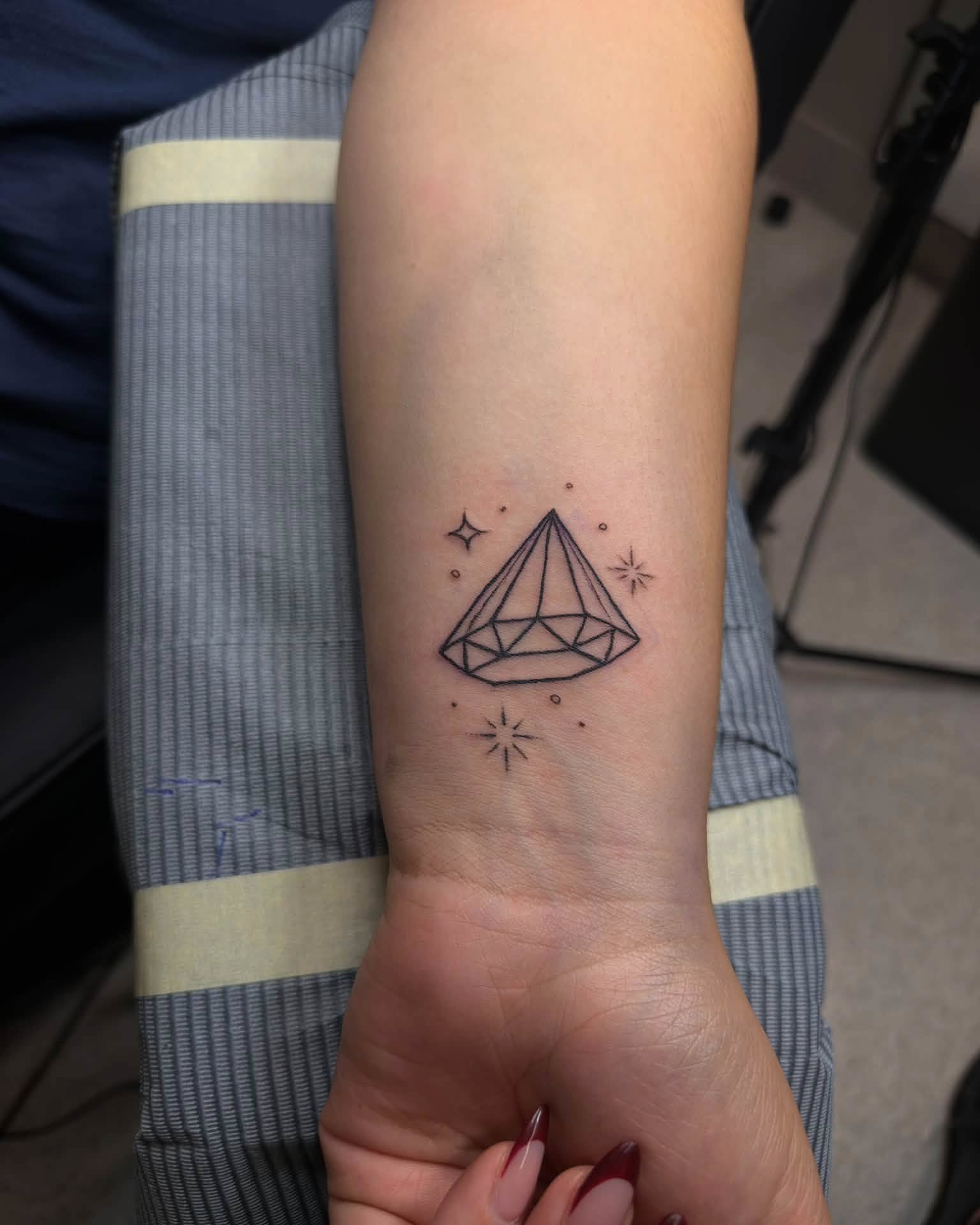 Tattoo by @jambootstattoos — geometric