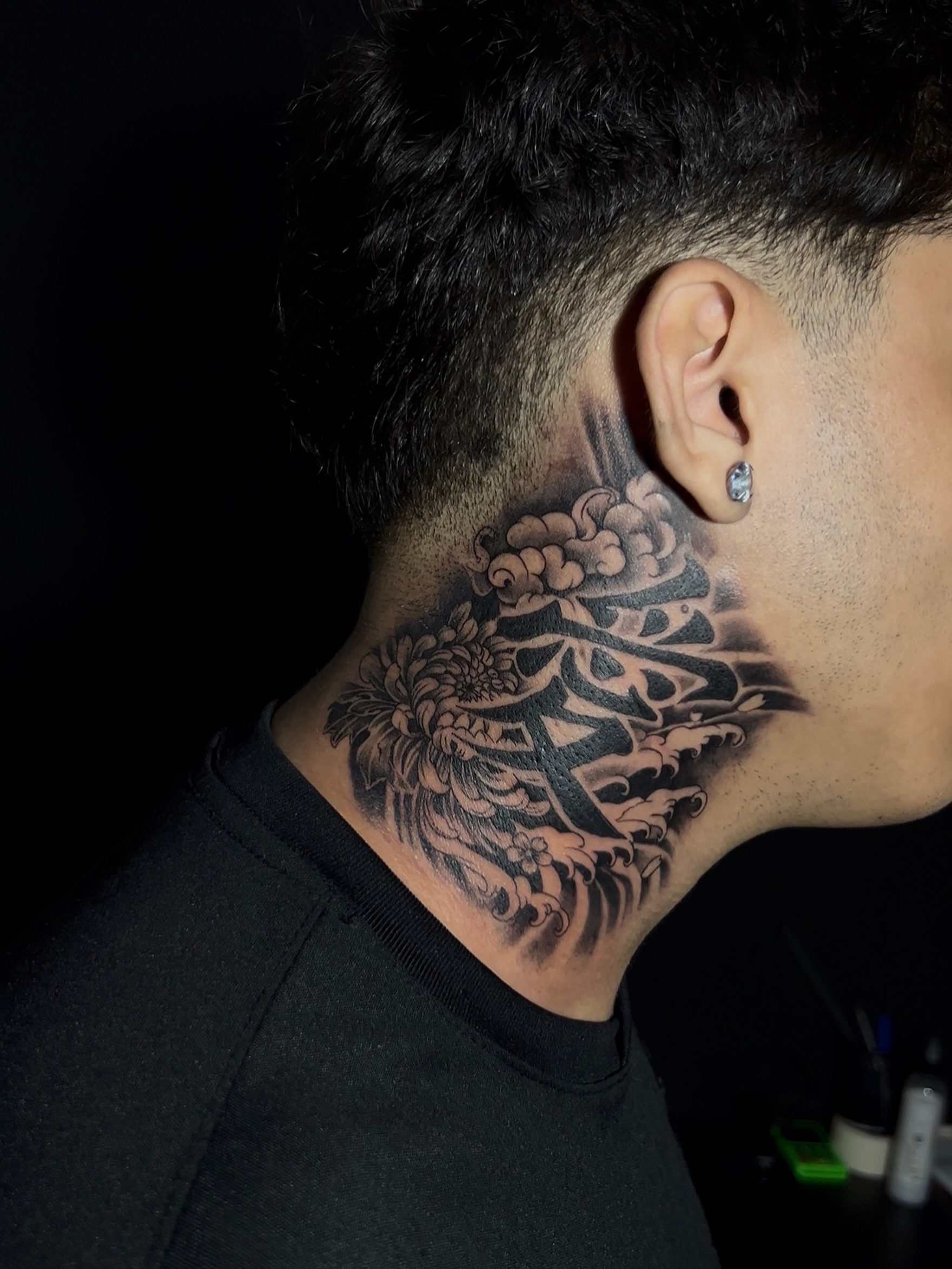 Tattoo by @sdtatoo — black_and_grey, japanese_irezumi