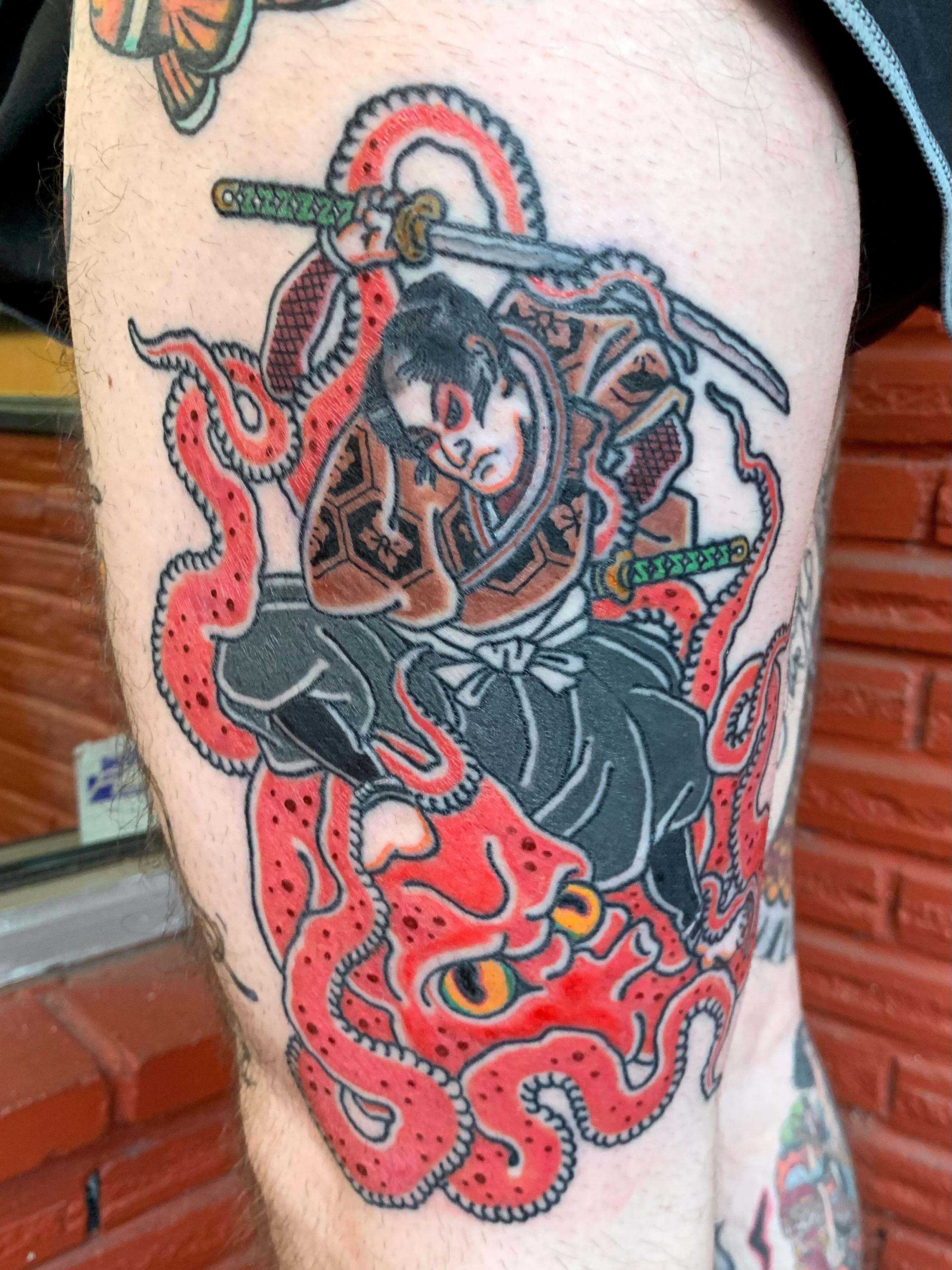 Tattoo by @m6o6i6 — american_traditional, japanese_irezumi