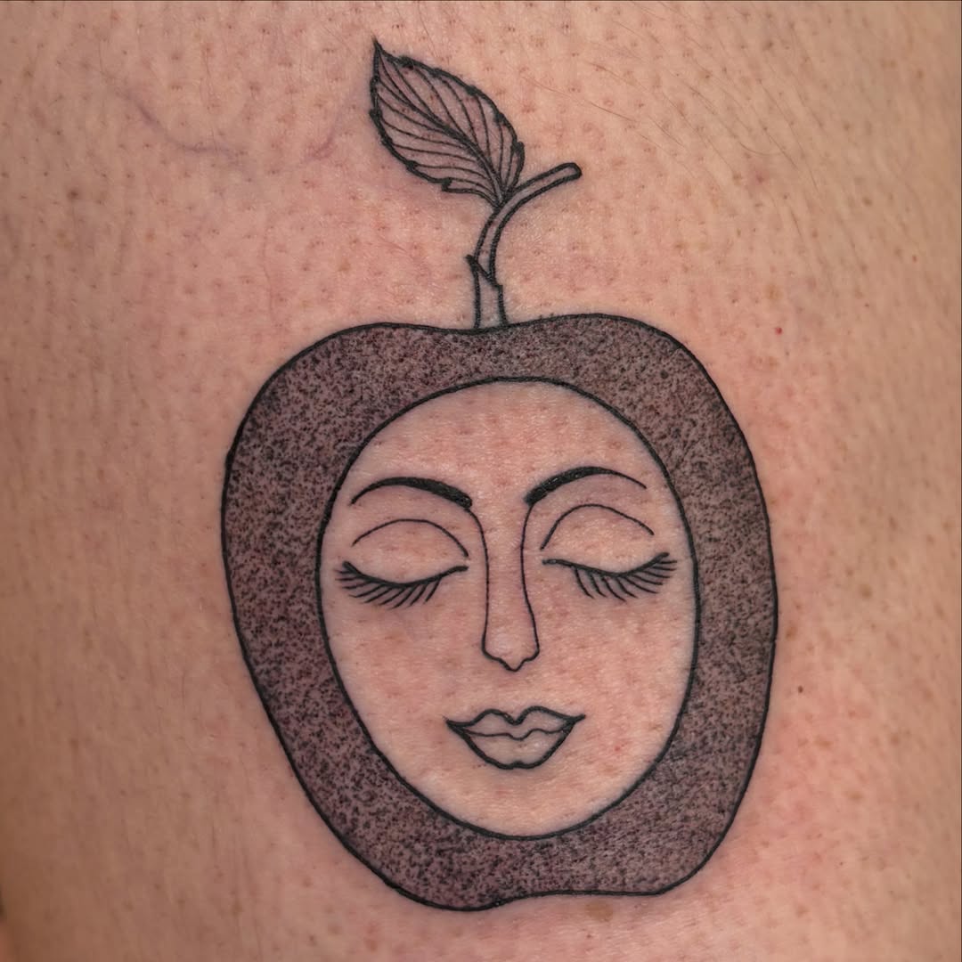 Tattoo by @alliemoontattoo — dotwork