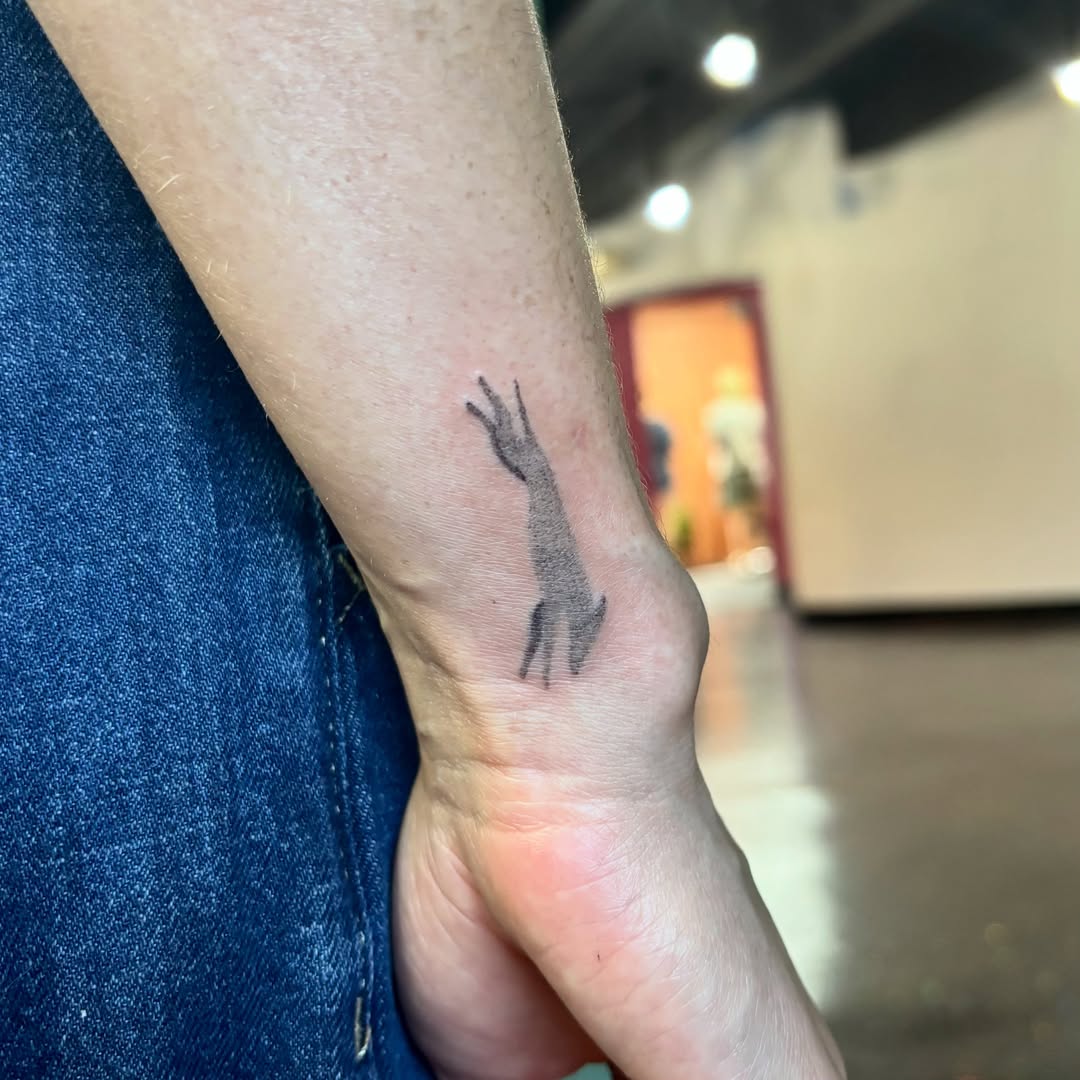 Tattoo by @emmaleighrosetattoos — black_and_grey