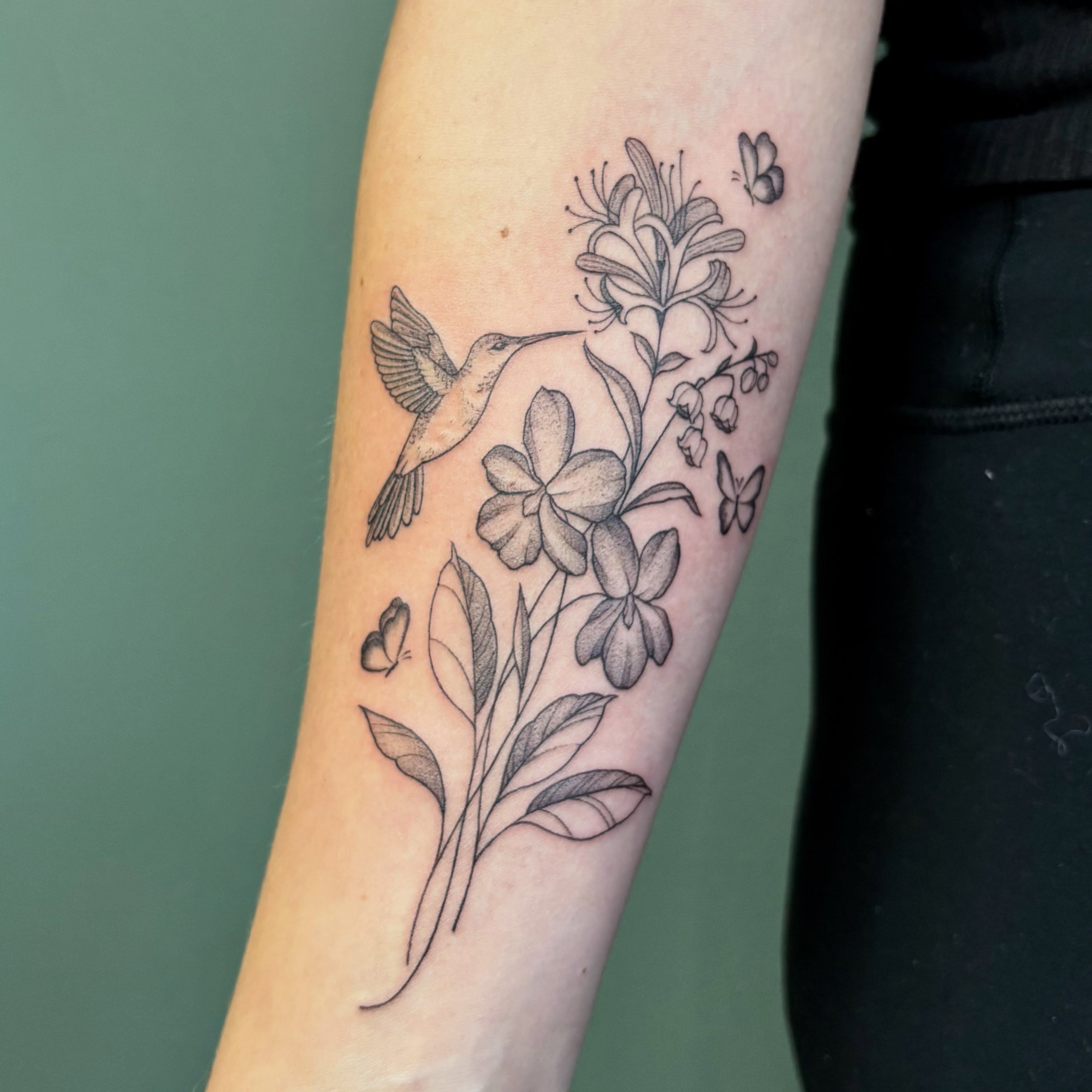 Tattoo by @emmaleighrosetattoos — black_and_grey, realism