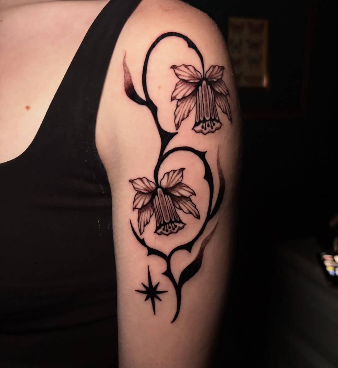 Tattoo by @fvcknart — black_and_grey