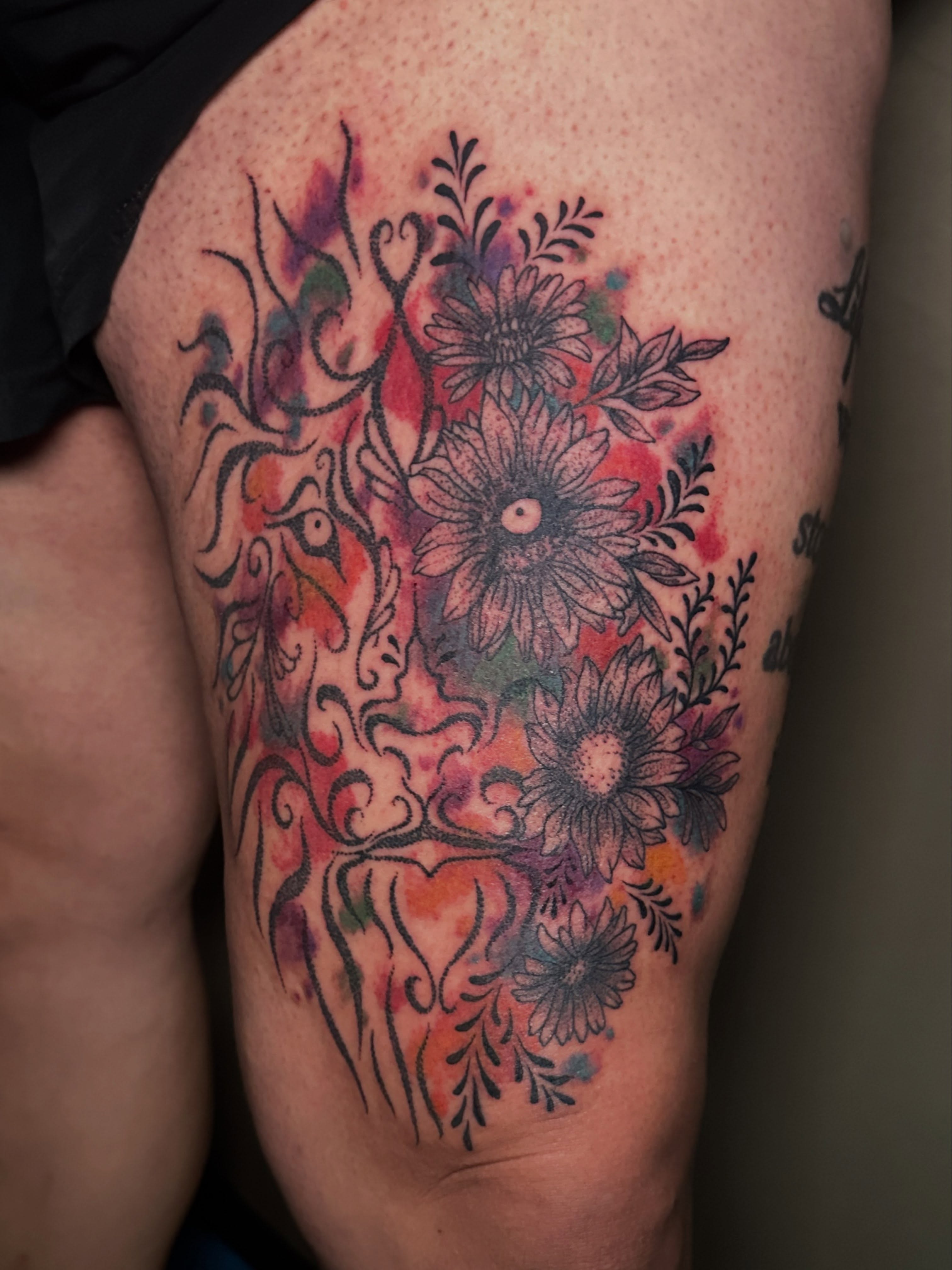 Tattoo by @ladyparaffin — watercolor, new_school