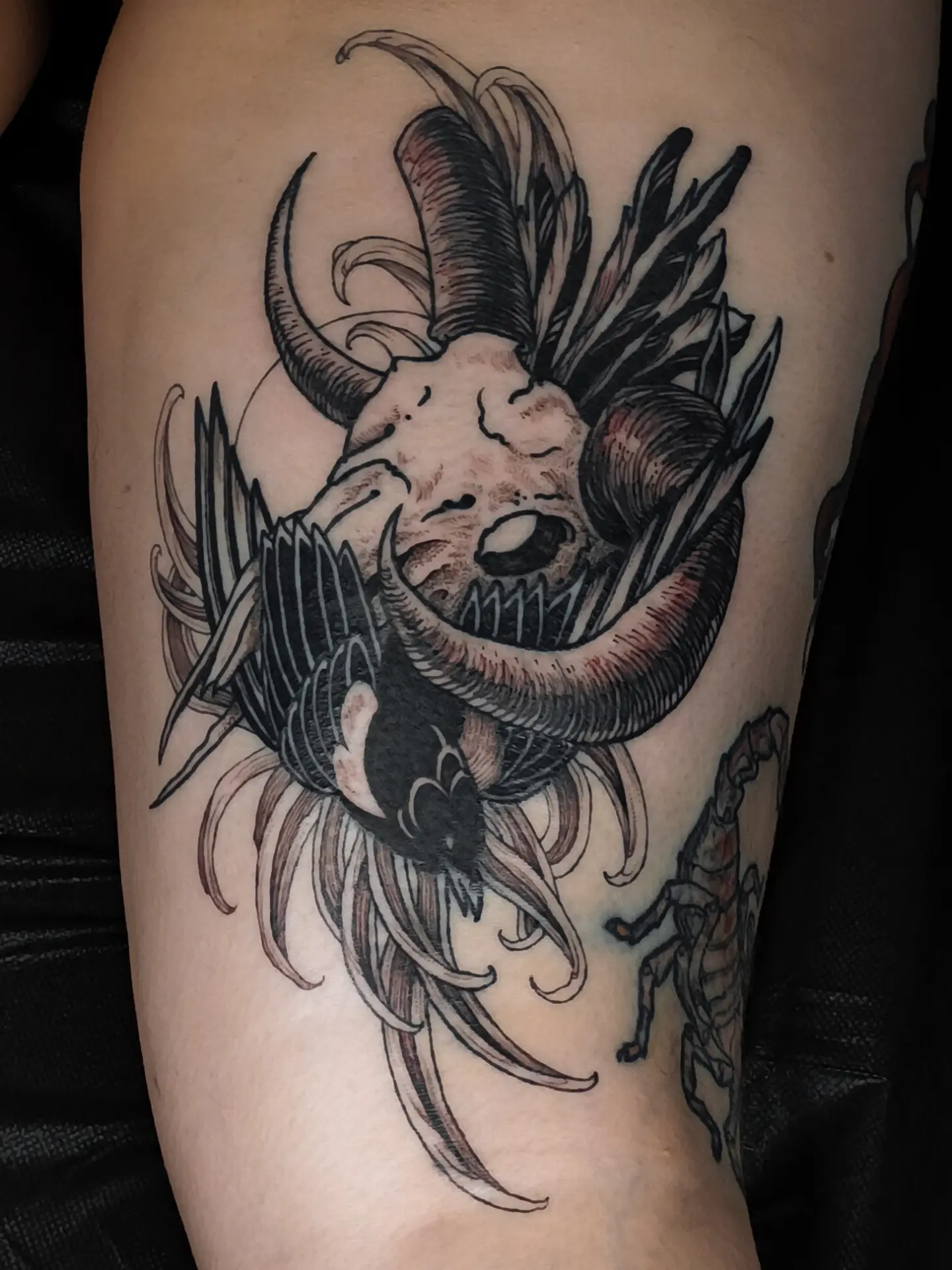 Tattoo by @micxortiz.tattoo — black_and_grey, realism