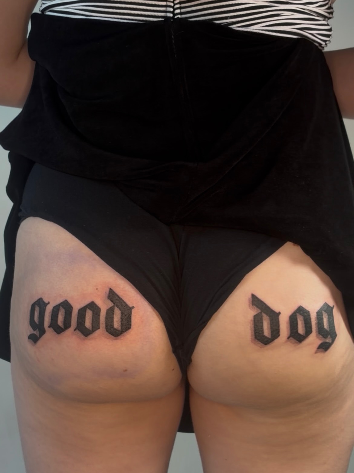 Tattoo by @pitypostcard — lettering_script