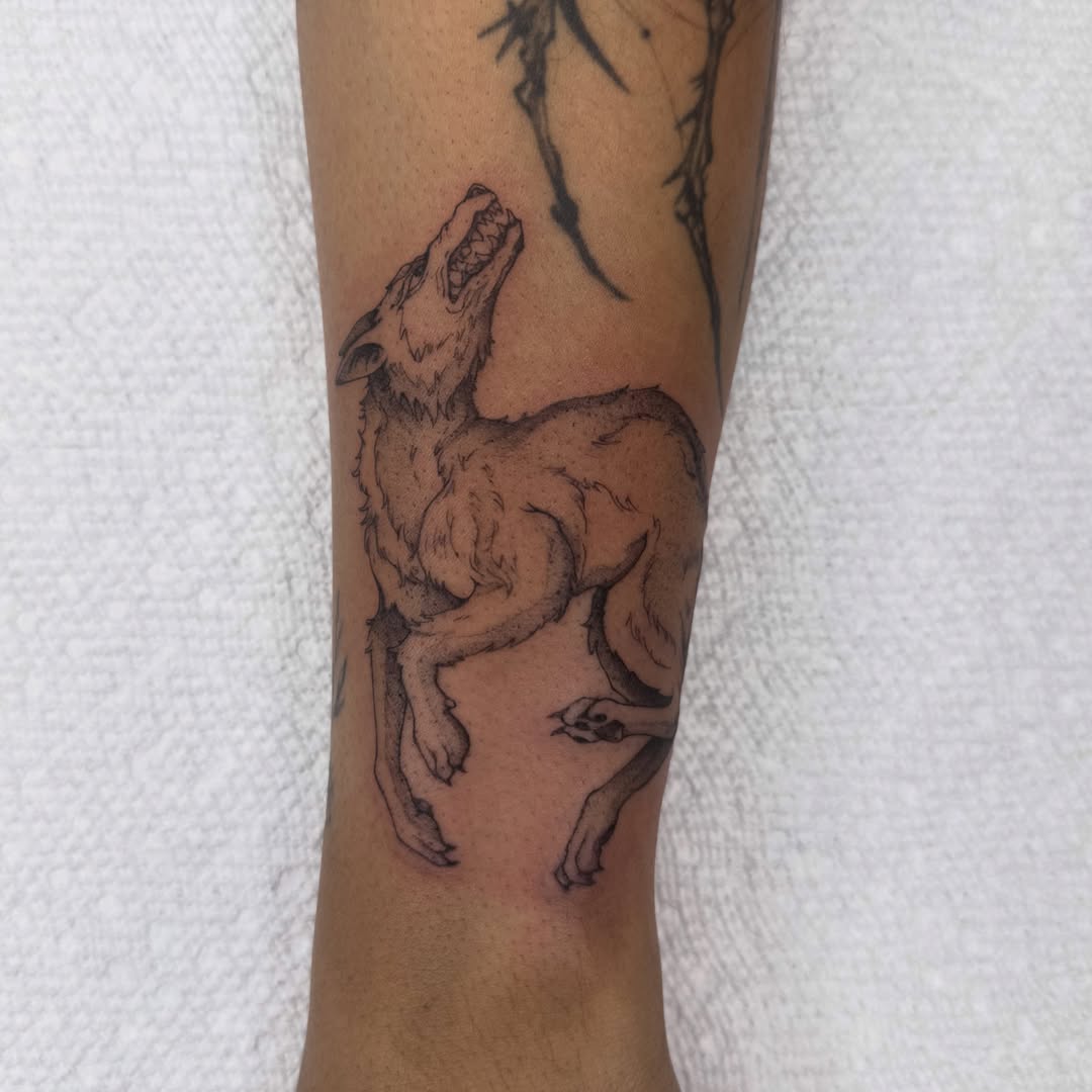 Tattoo by @deadgirlnextdoor — black_and_grey