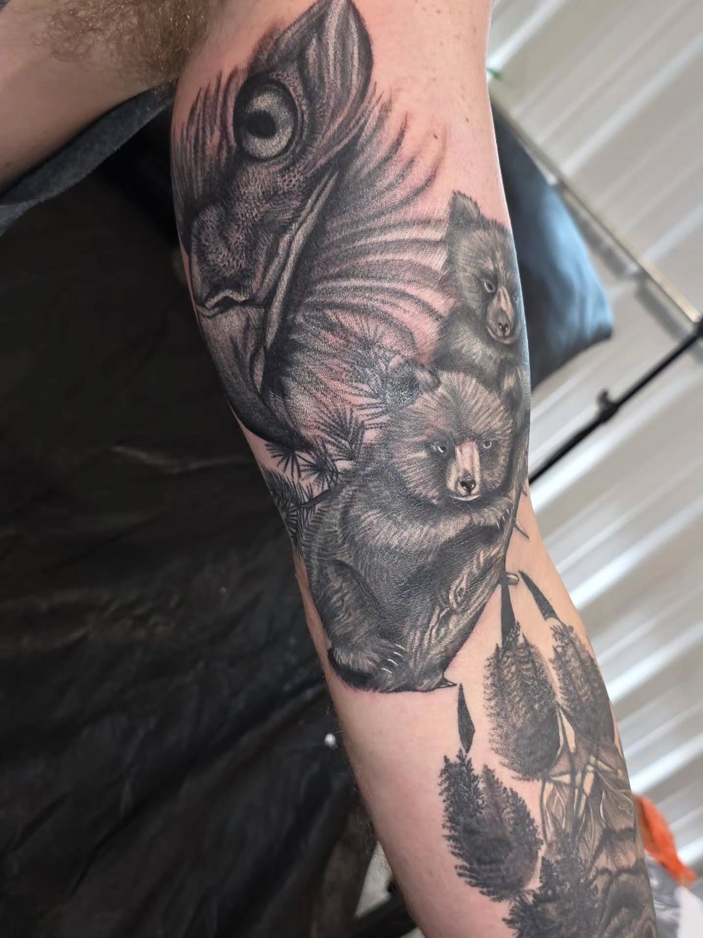 Tattoo by @creativeinsighttattoo19 — realism, black_and_grey