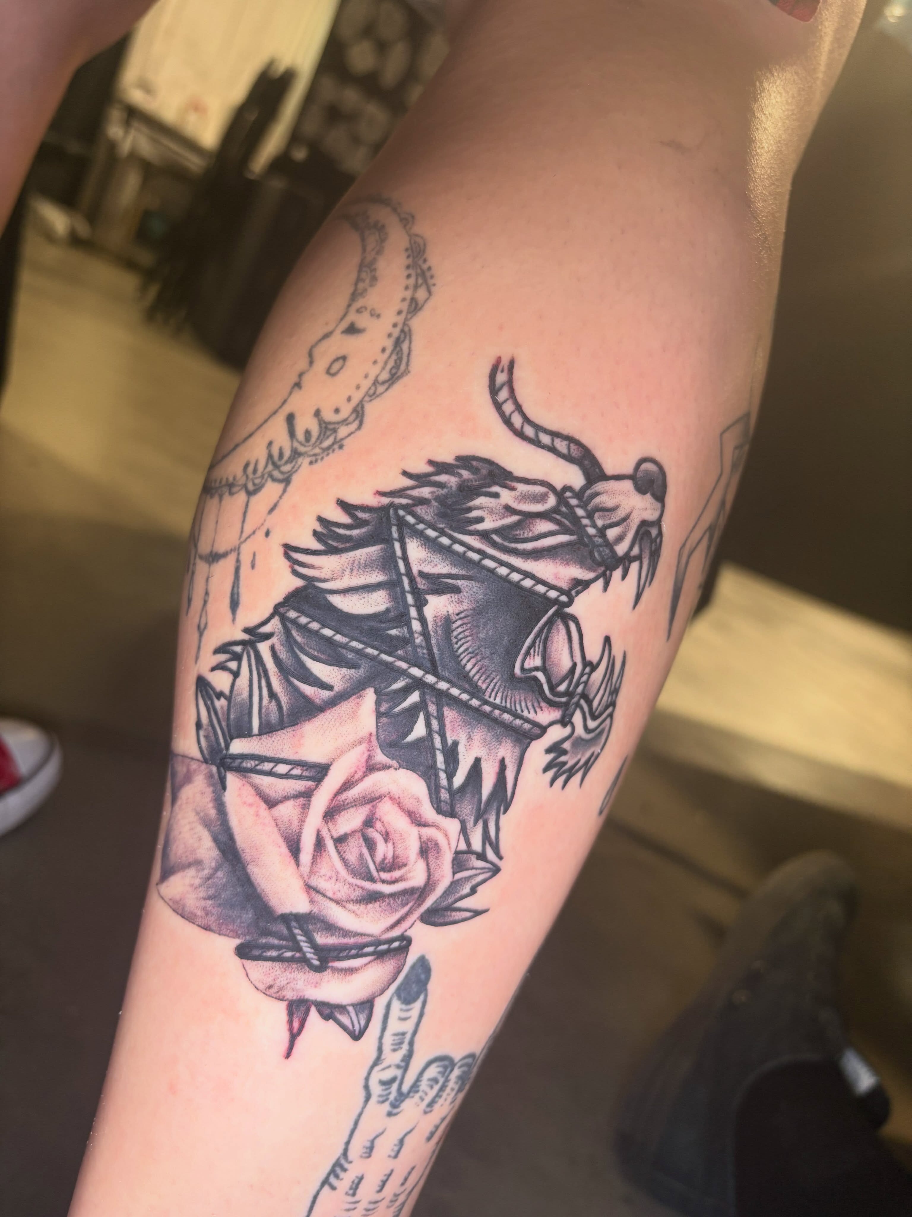 Tattoo by @_mars_1300_ — american_traditional, black_and_grey
