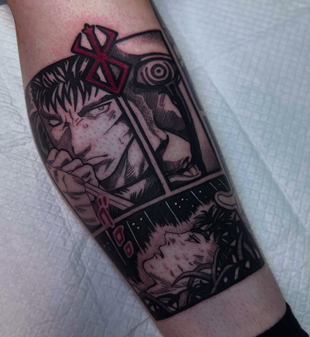 Tattoo by @jett_sonn β anime