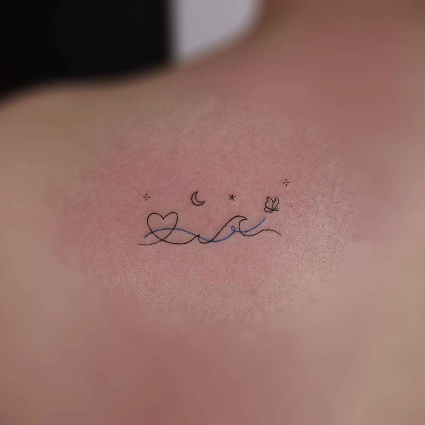 Tattoo by @gorae_tattoo — minimalist