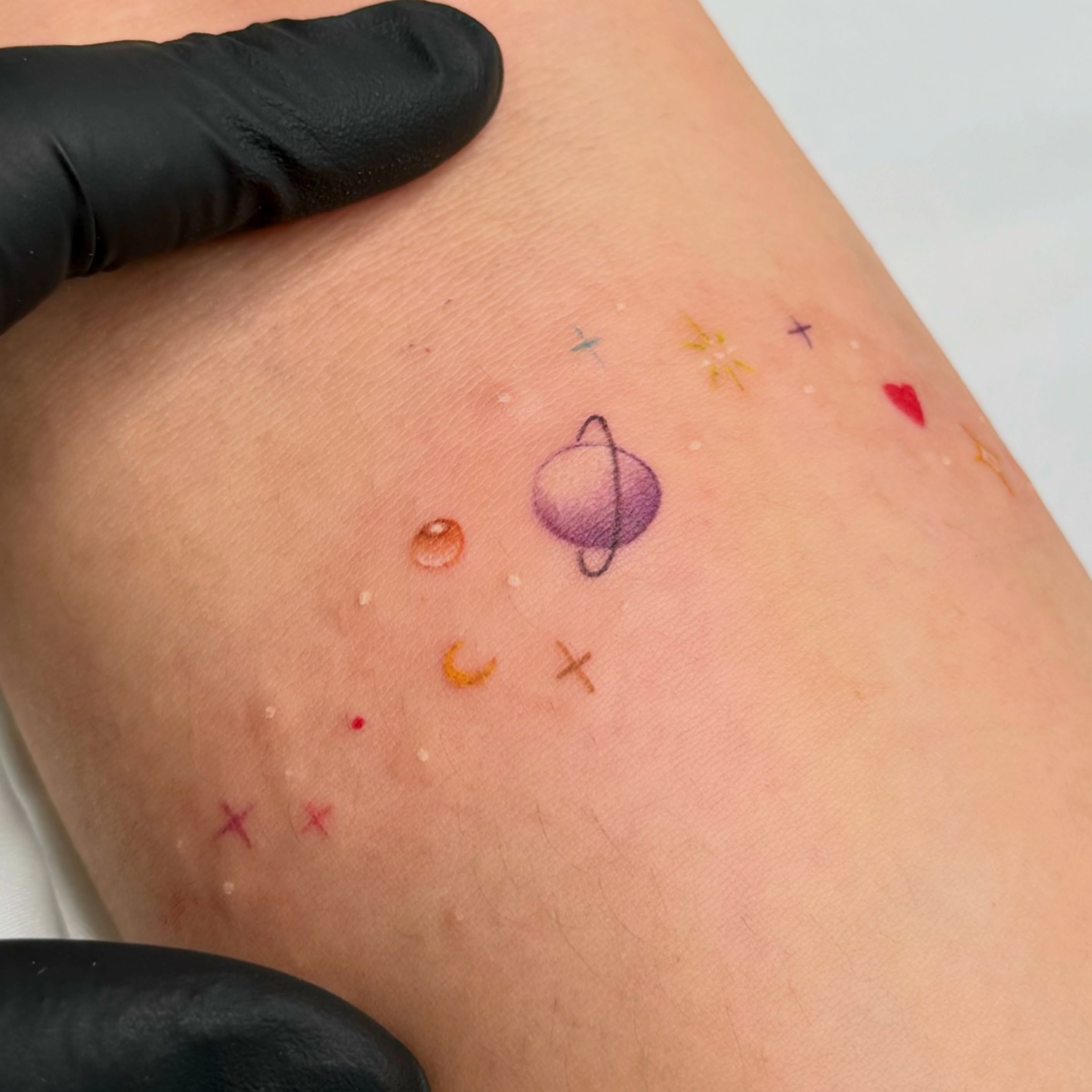Tattoo by @maru_ttttt — dotwork