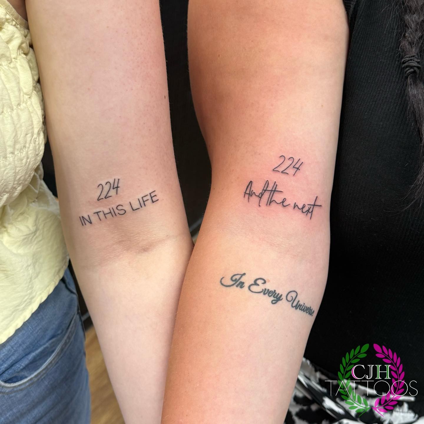 Tattoo by @cjhtattoos — lettering_script