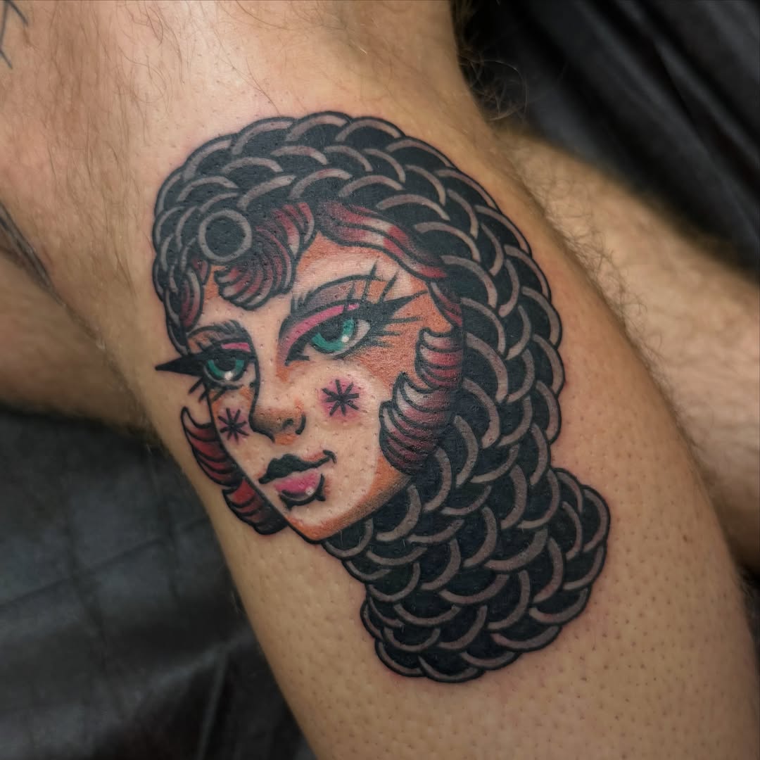 Tattoo by @ghostbunnytattoos — american_traditional