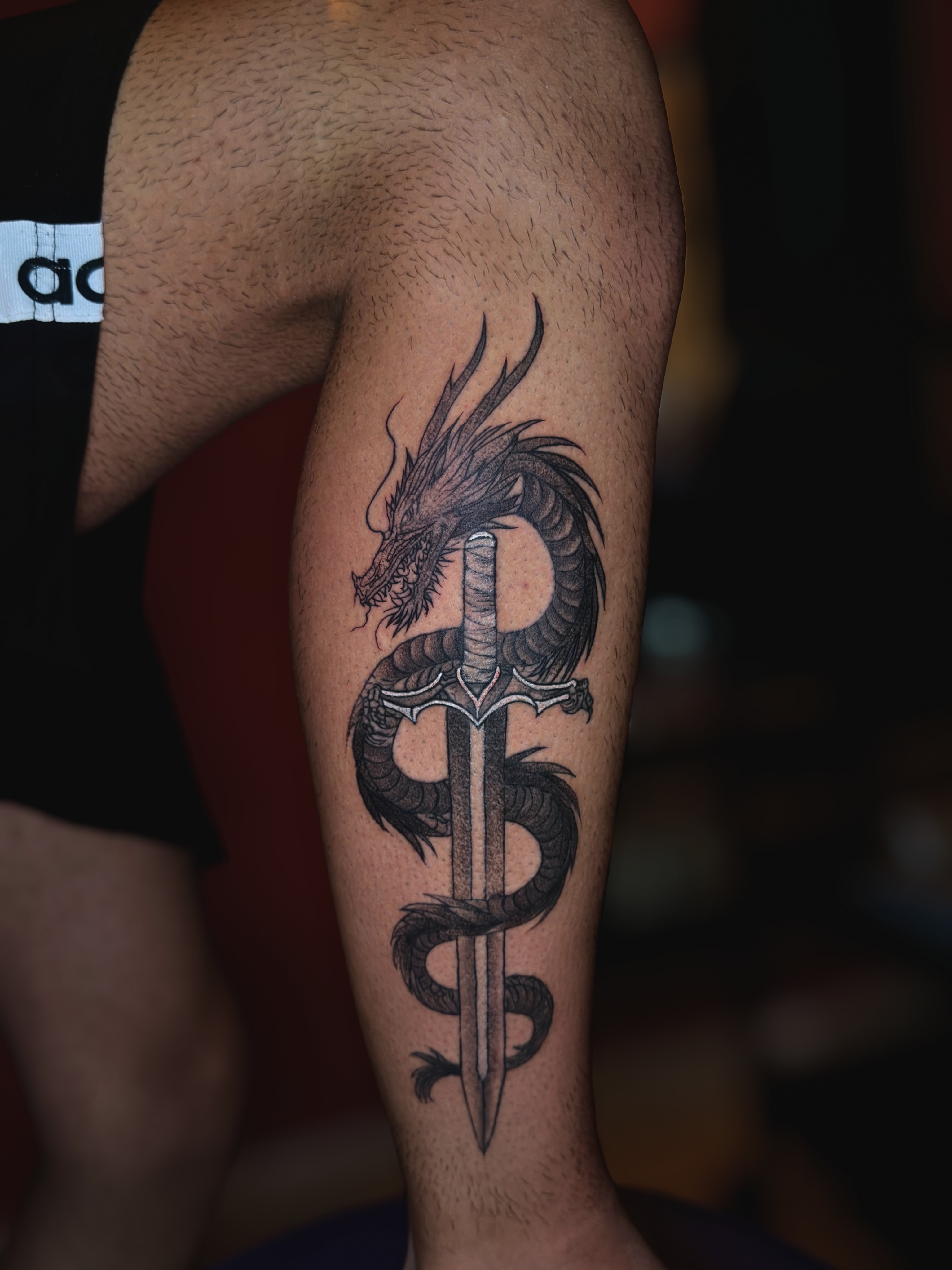 Tattoo by @relicglow_ink — black_and_grey, realism