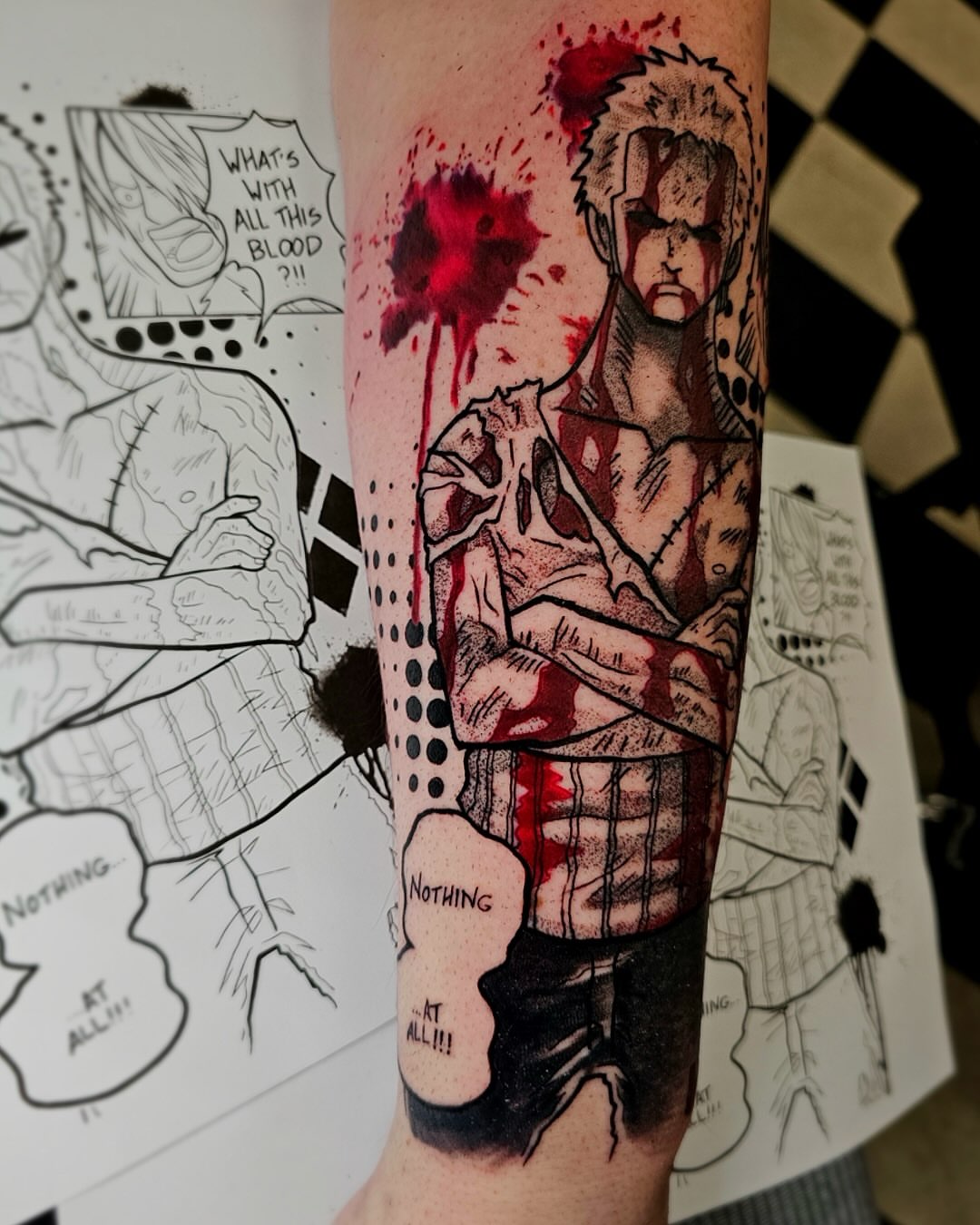 Tattoo by @whatthehecker88 — dotwork, realism