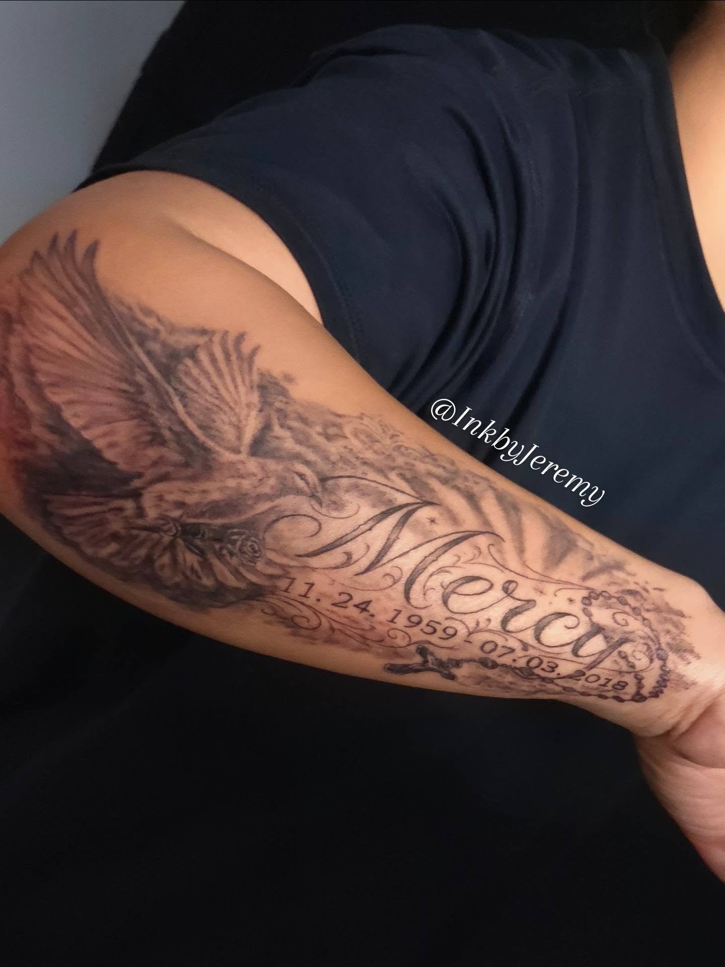 Tattoo by @inkbyjeremy โ black_and_grey