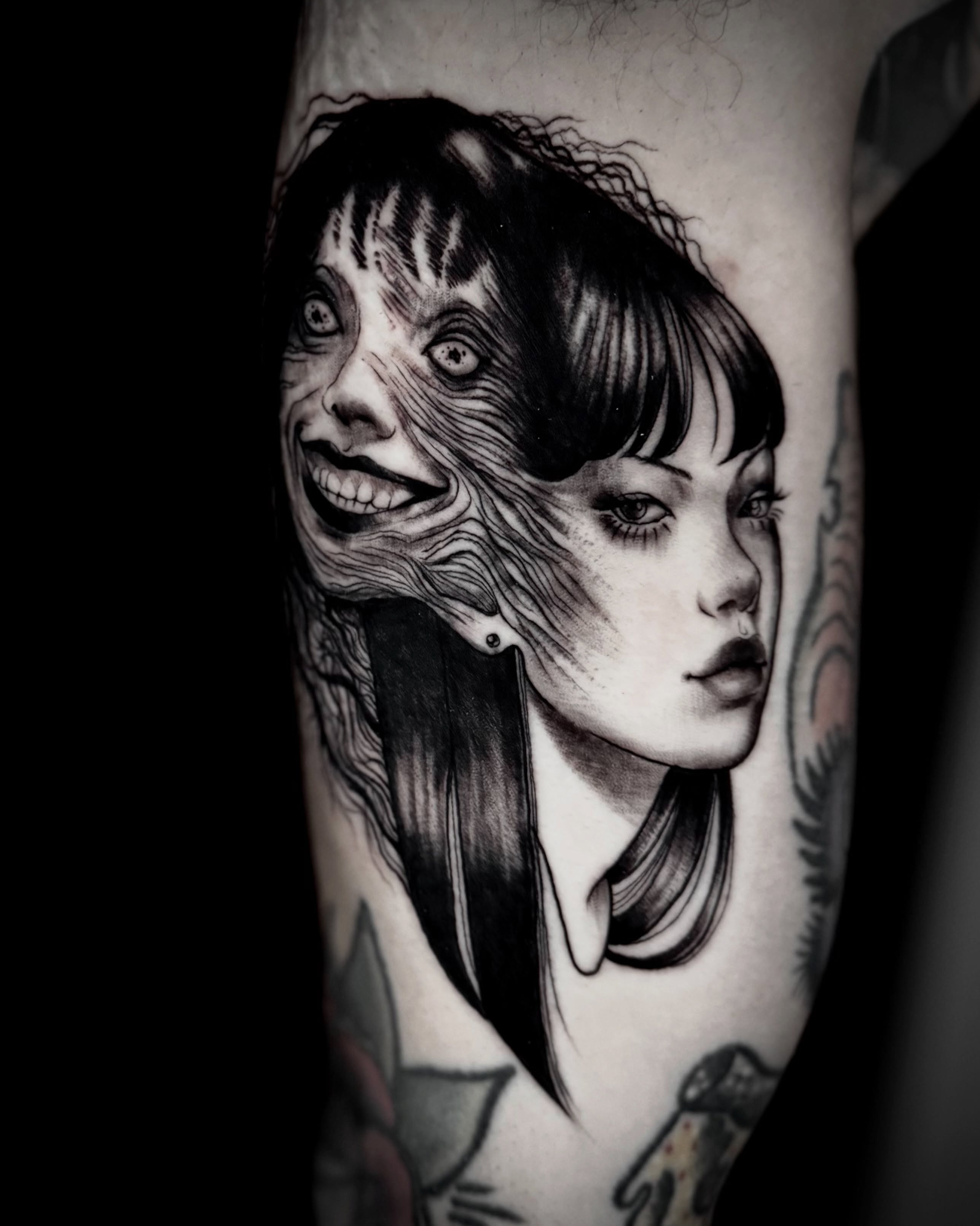 Tattoo by @elena.rivera.tattoos — black_and_grey, realism