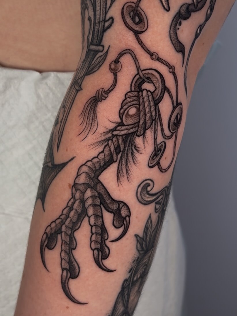 Tattoo by @laneybtattoos — dotwork