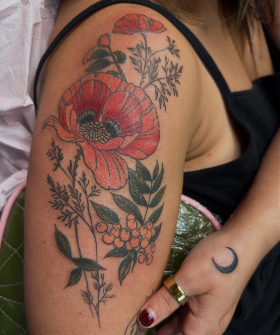 Tattoo by @shaila_roach β realism, dotwork
