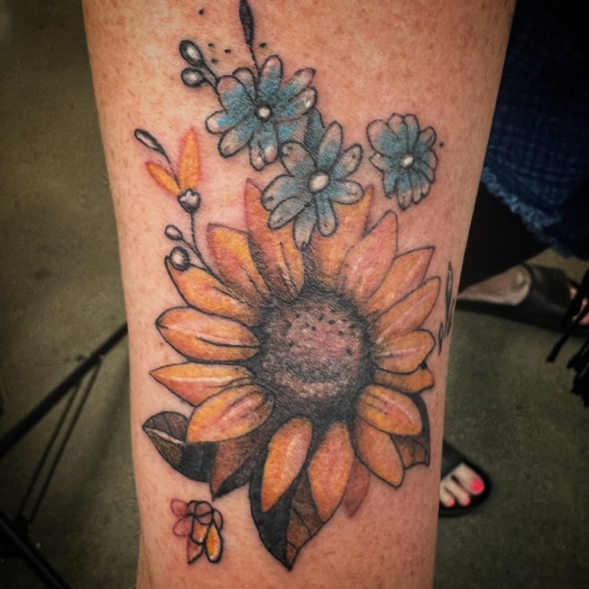 Tattoo by @poppacoppa — dotwork