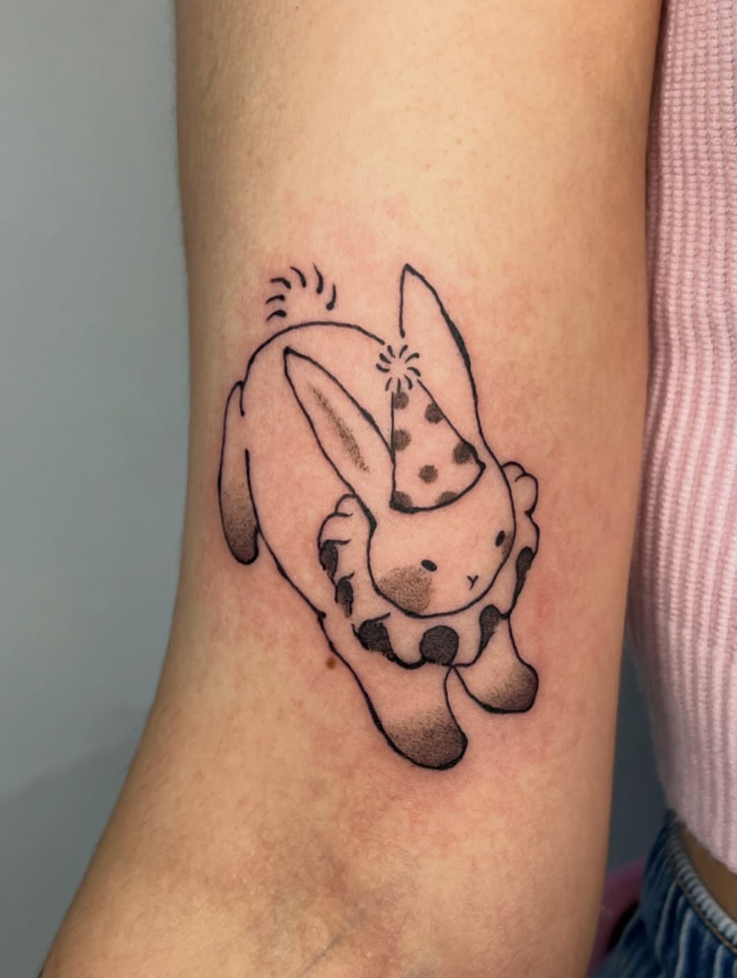 Tattoo by @soupbody — dotwork