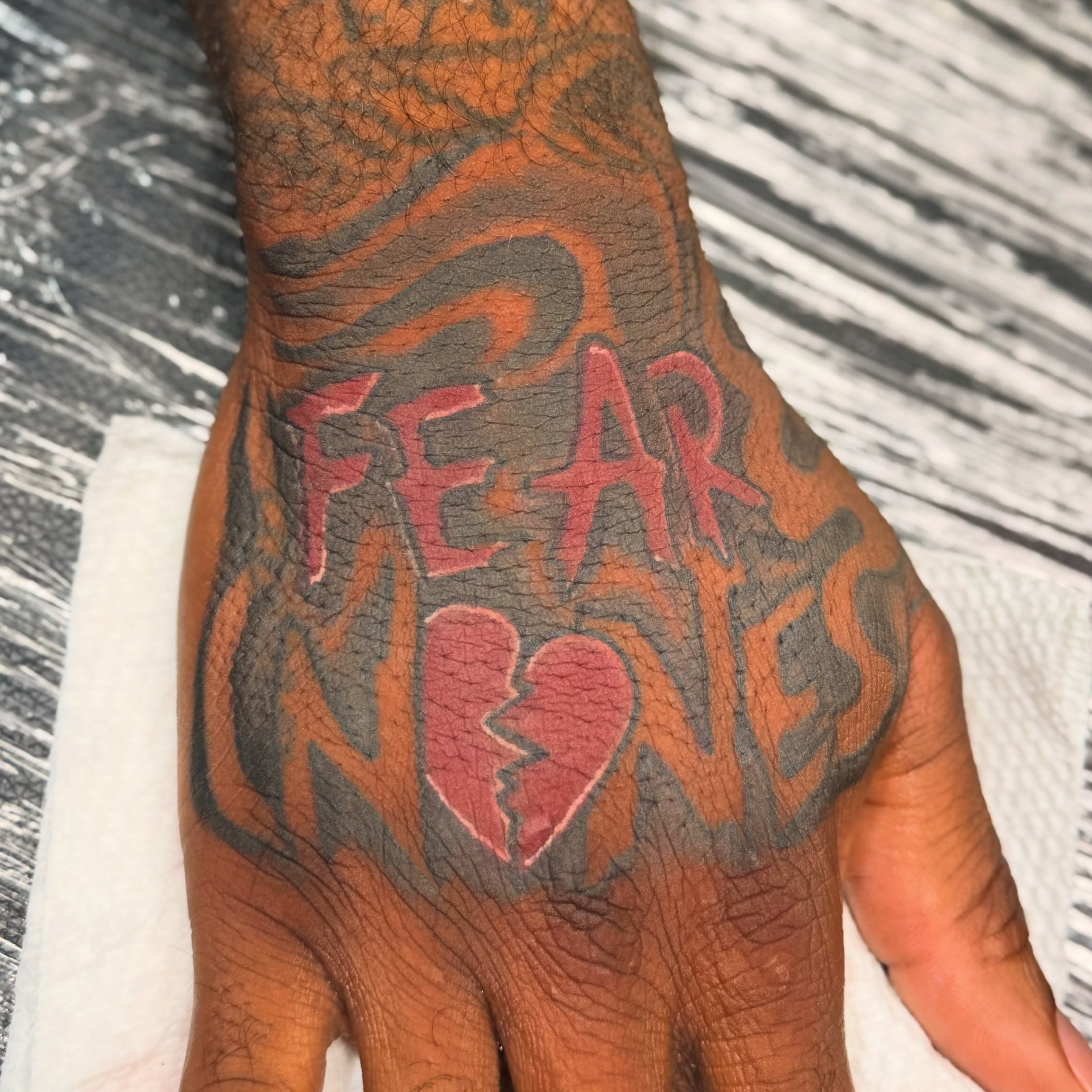 Tattoo by @ink_by_tyga — lettering_script