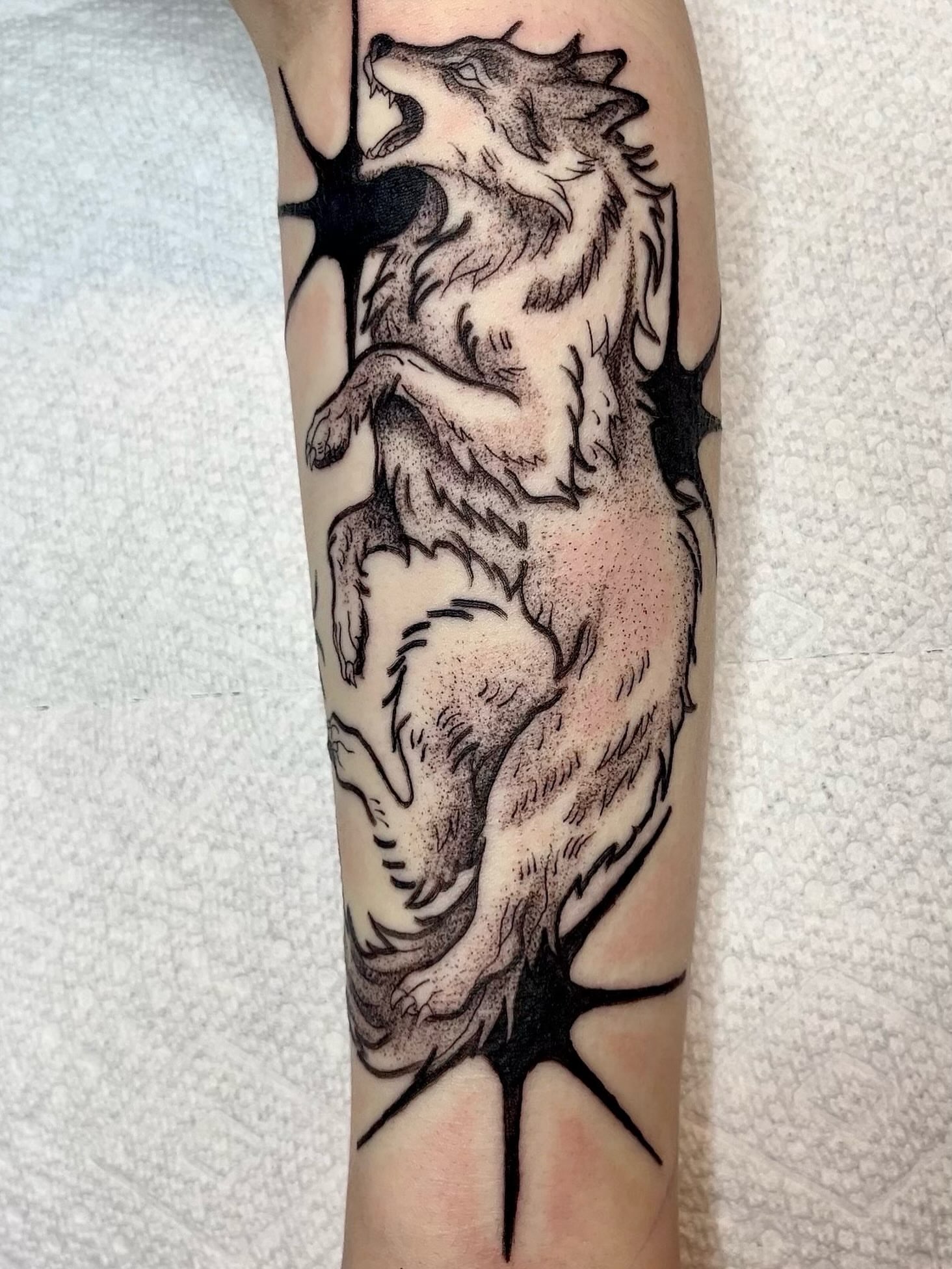 Tattoo by @mia_tatilla — dotwork