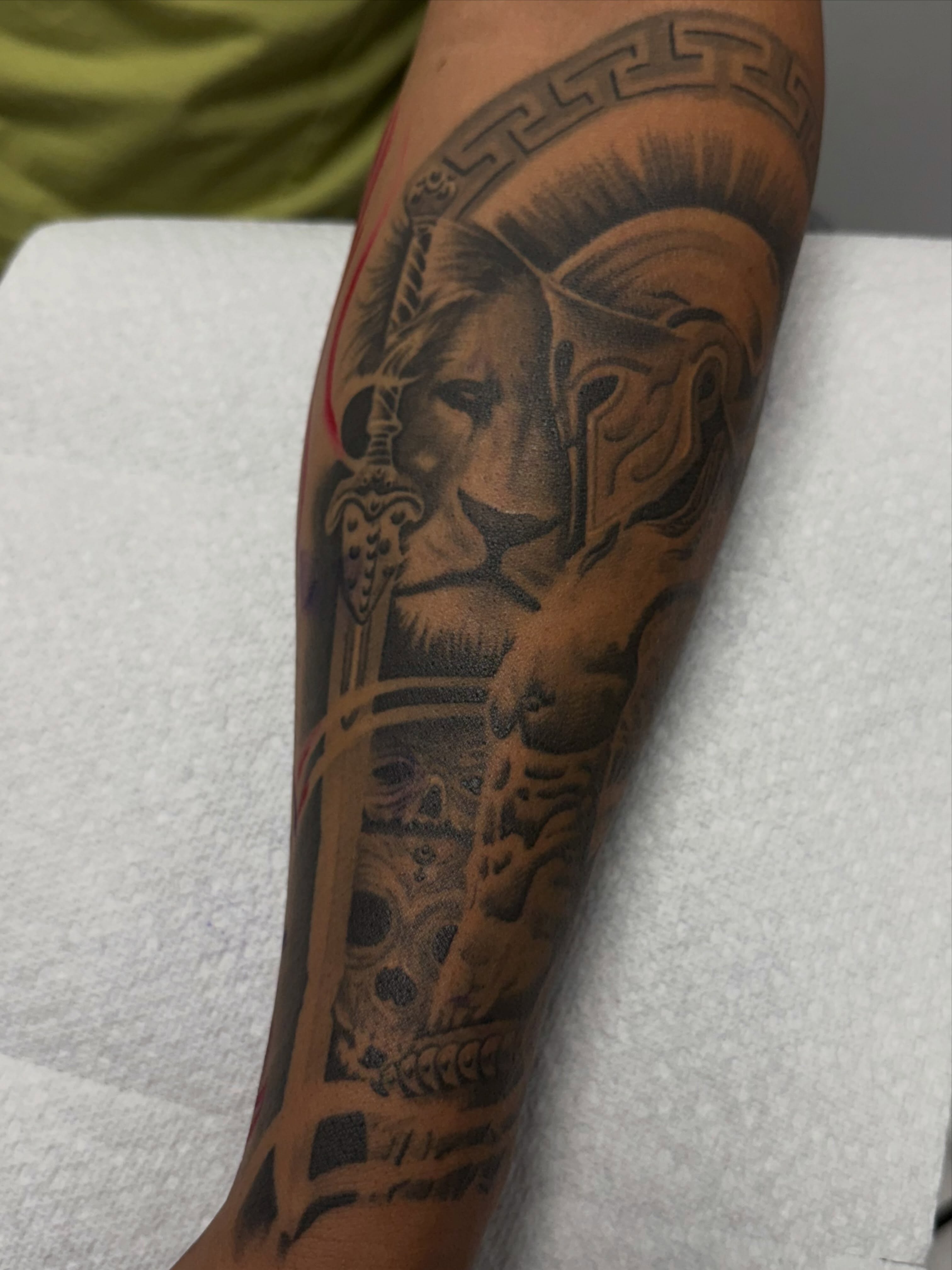 Tattoo by @santana_ink โ black_and_grey