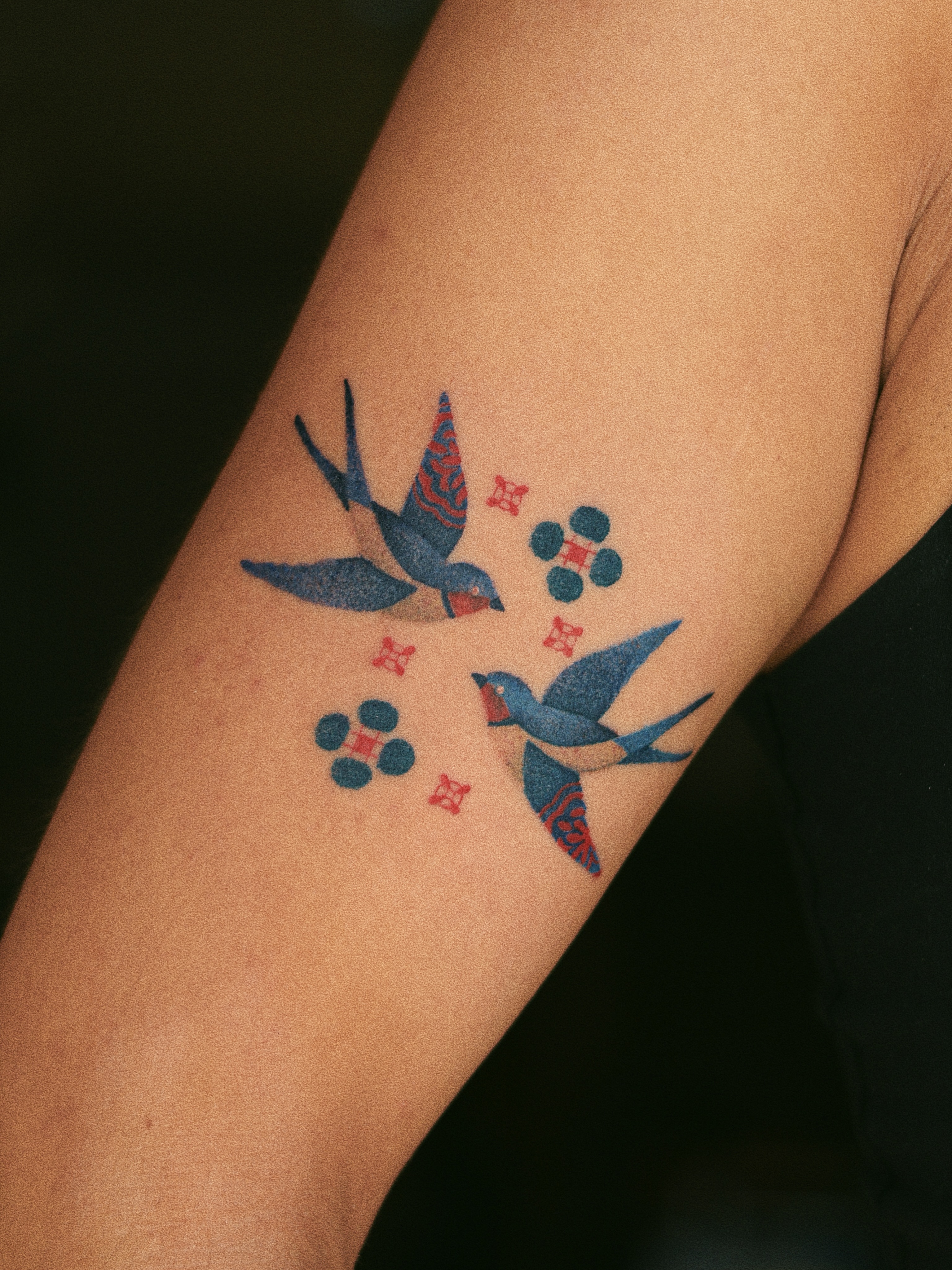 Tattoo by @miikasche — neo_traditional, trash_polka