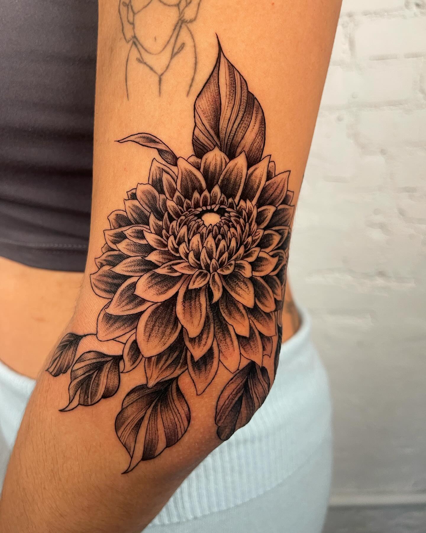 Tattoo by @authentics_nyc — black_and_grey
