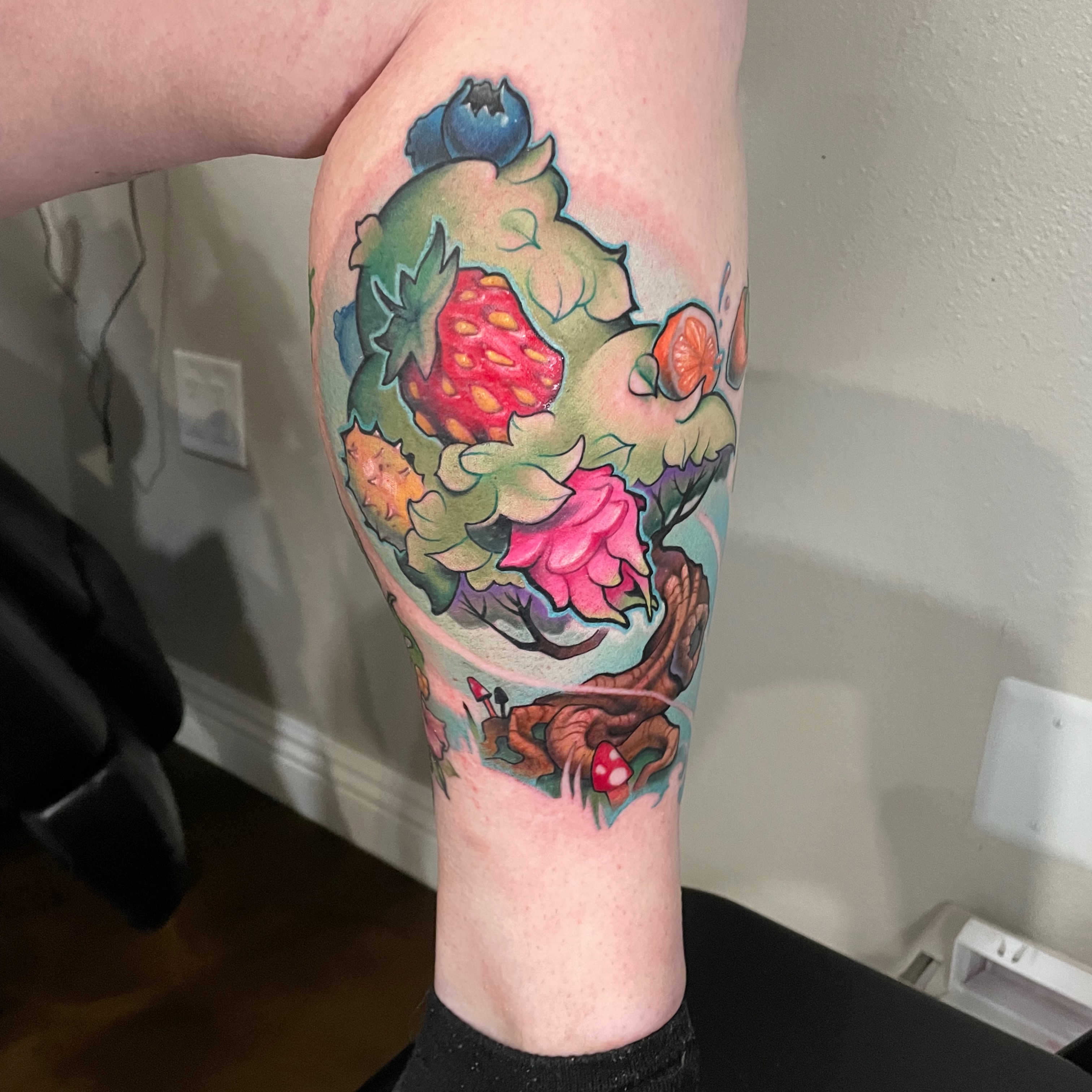 Tattoo by @tatgunjoe — watercolor, new_school