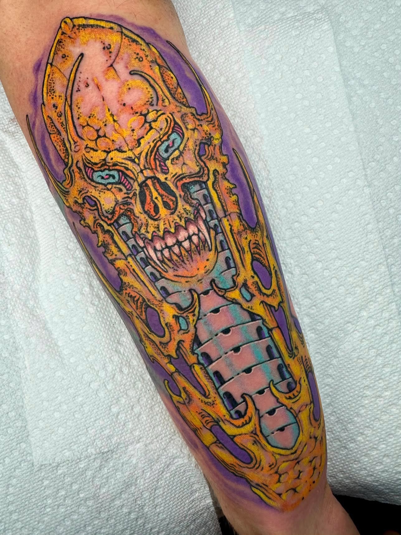 Tattoo by @davidmaynard3a — new_school, surrealism