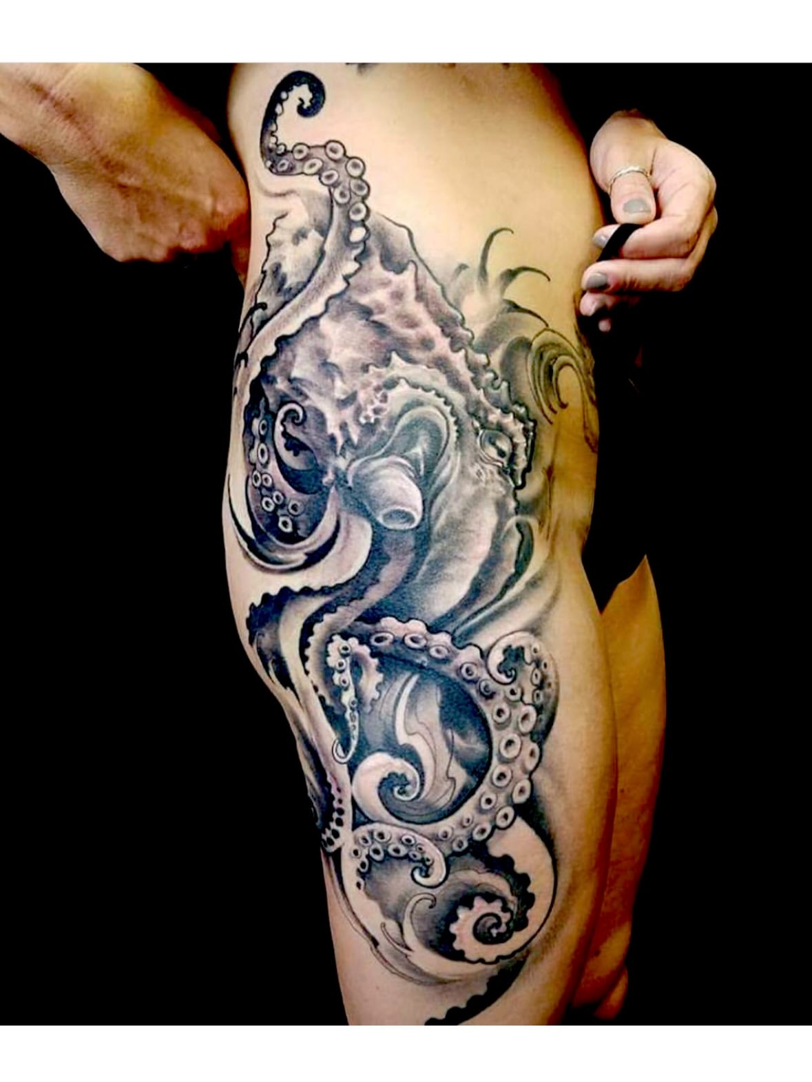 Tattoo by @jonhighland — realism, black_and_grey