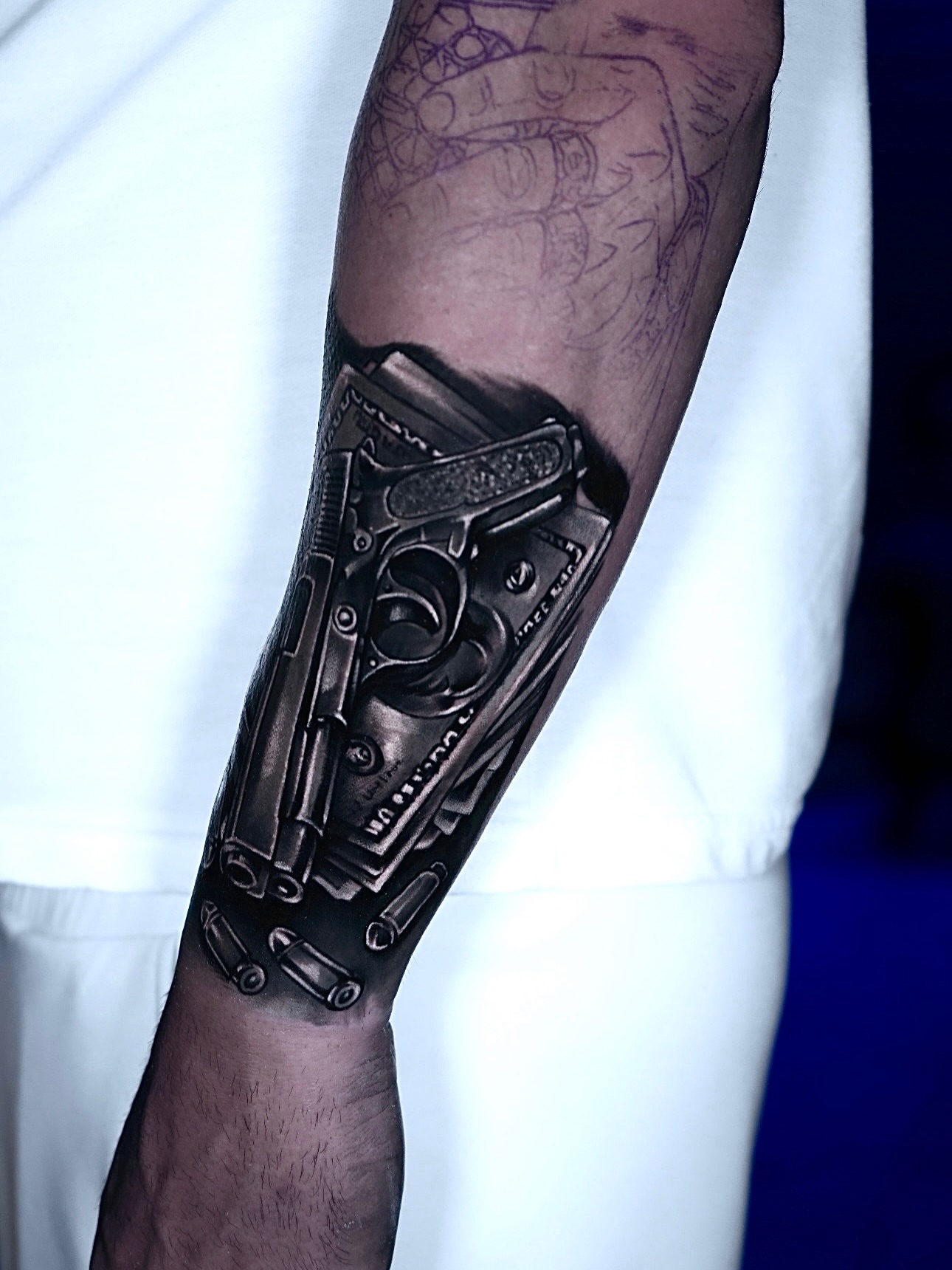 Tattoo by @ronaldinktattoo — black_and_grey, realism