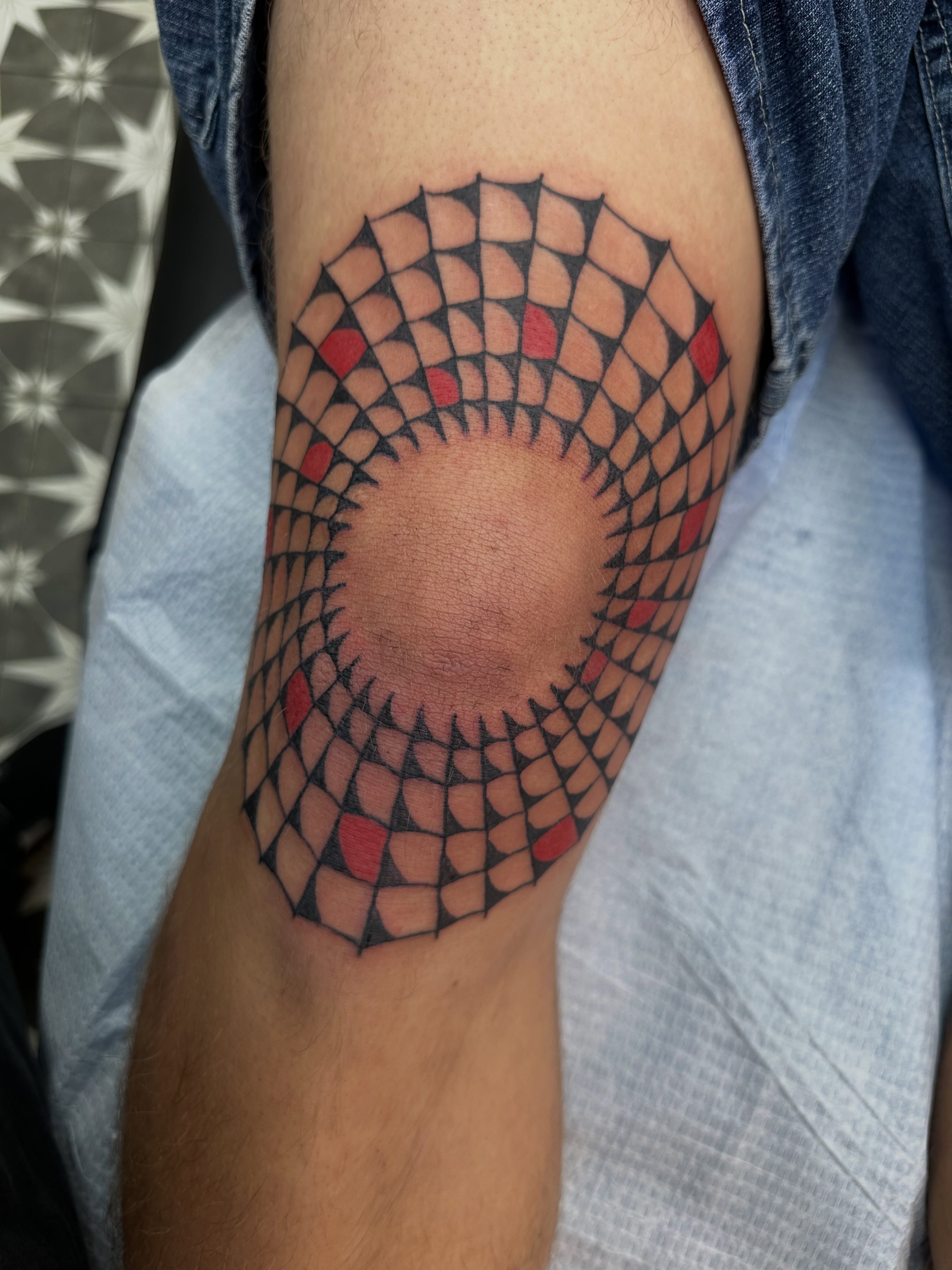 Tattoo by @hogtowntattoo — geometric