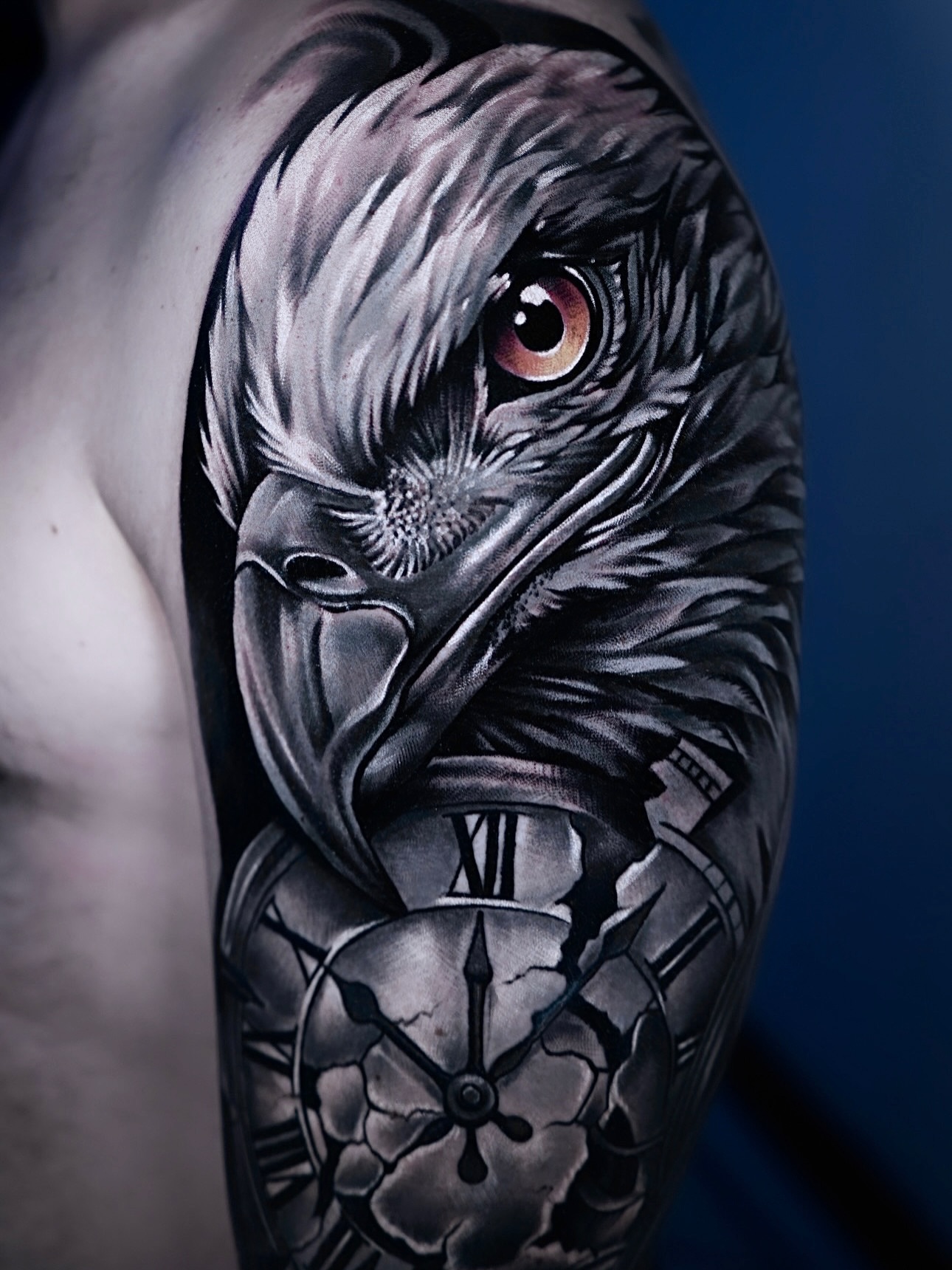 Tattoo by @ronaldinktattoo — realism, dark_realism