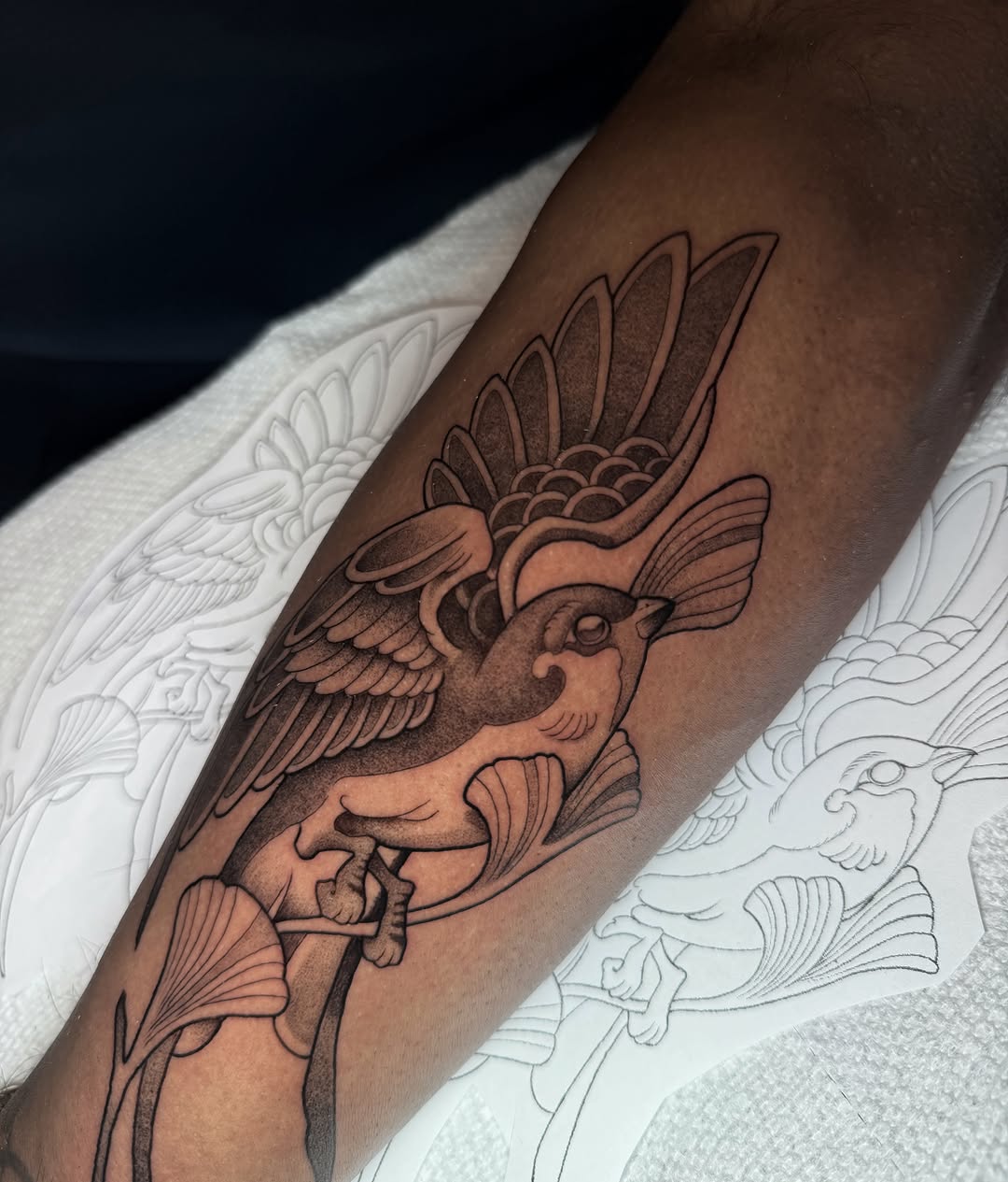 Tattoo by @ruckustattoo — american_traditional, black_and_grey