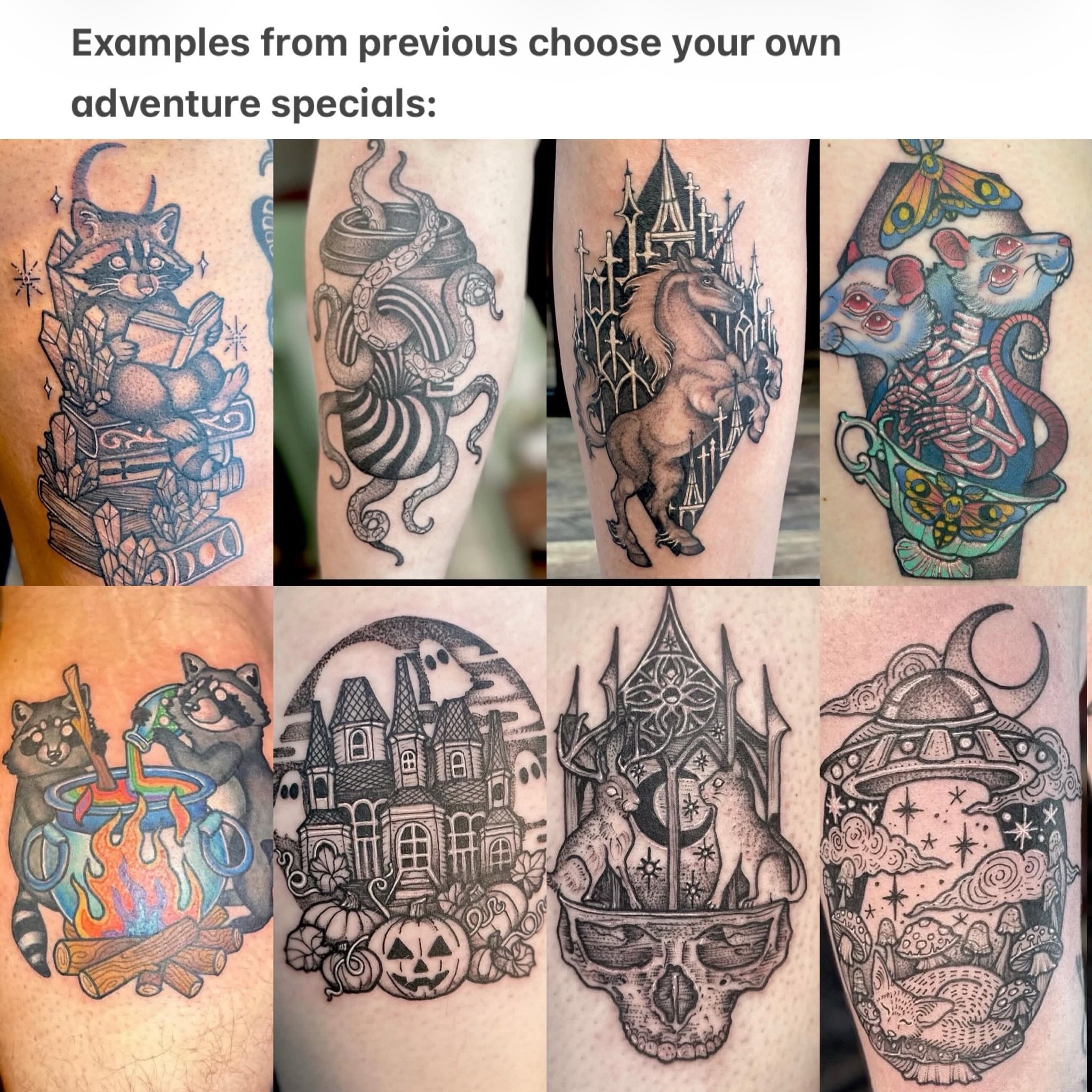 Raccoon and potion American traditional tattoo on the forearm by Leeuh Vandever