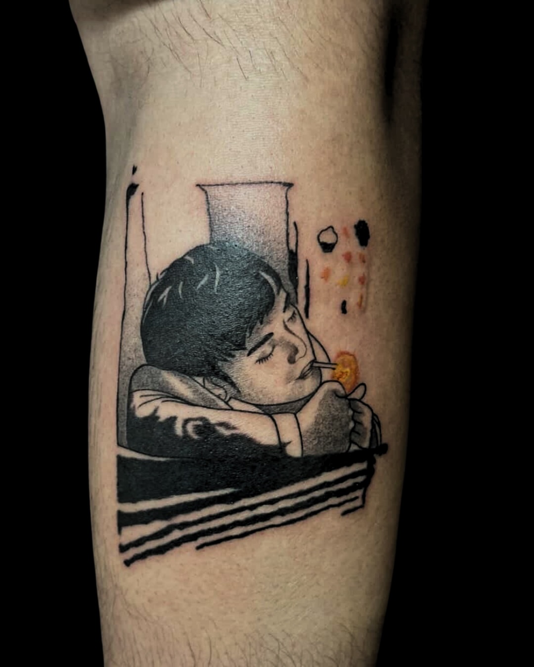 Tattoo by @persialeilani — black_and_grey