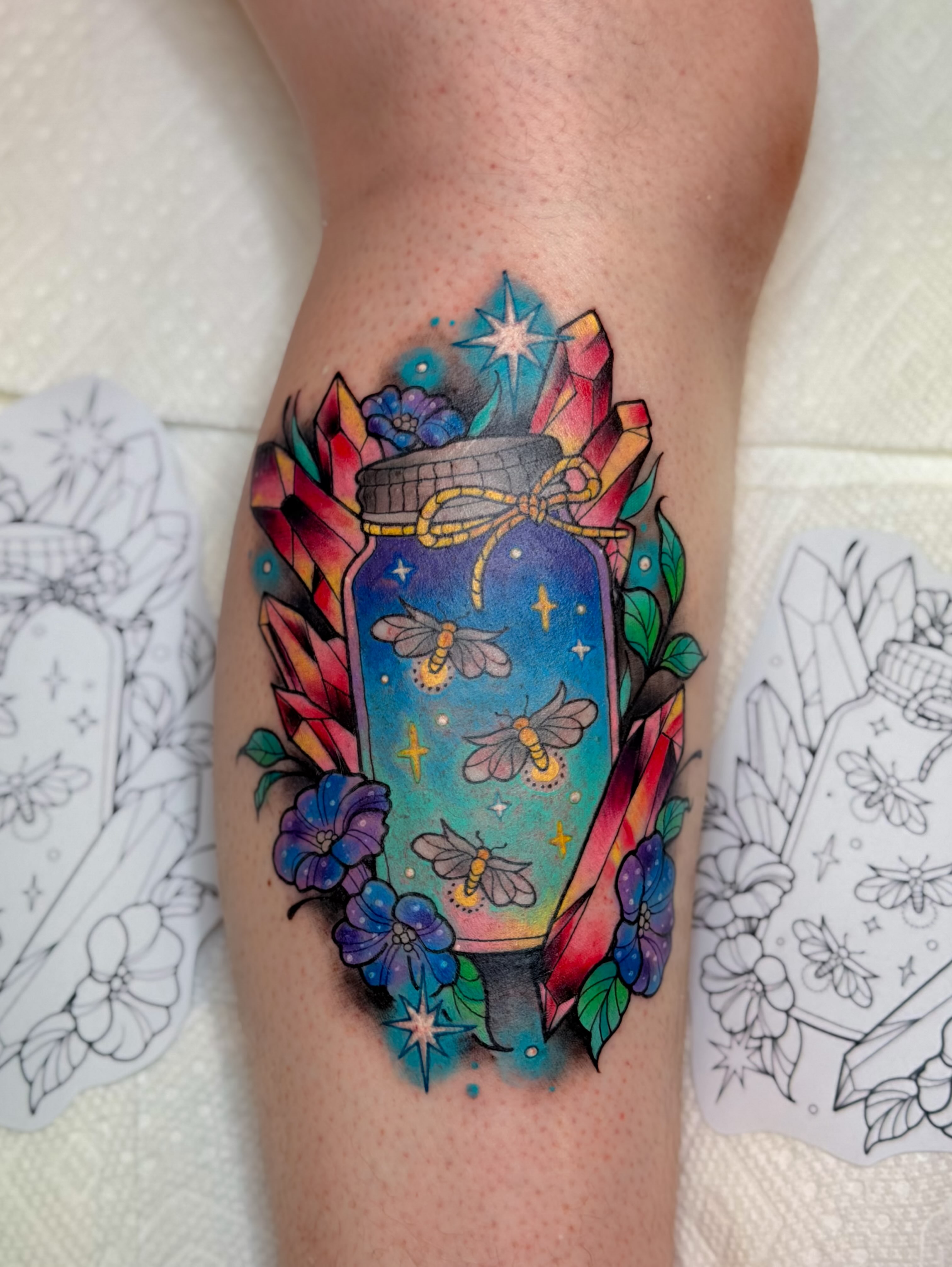 Tattoo by @nitelite.tattoos — new_school, illustrative