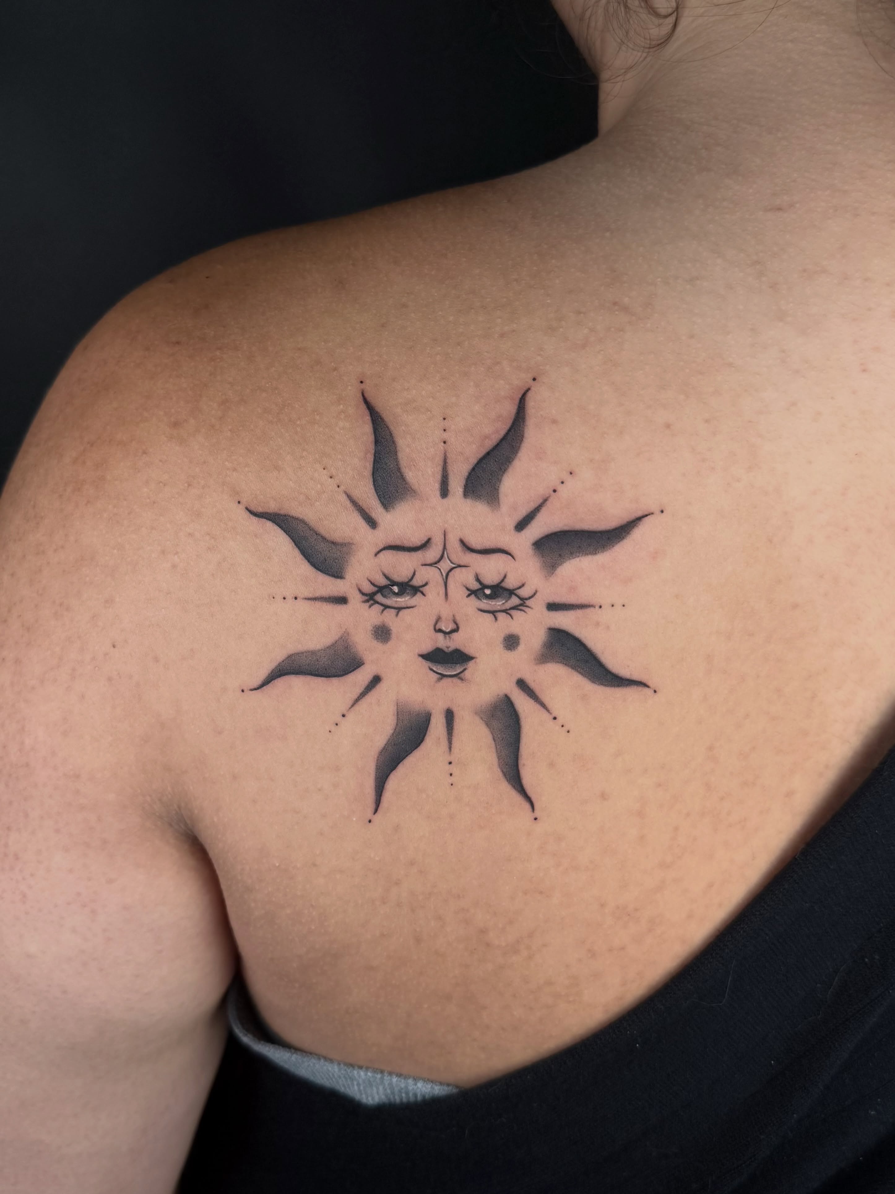 Tattoo by @seanmademeink — dotwork, geometric