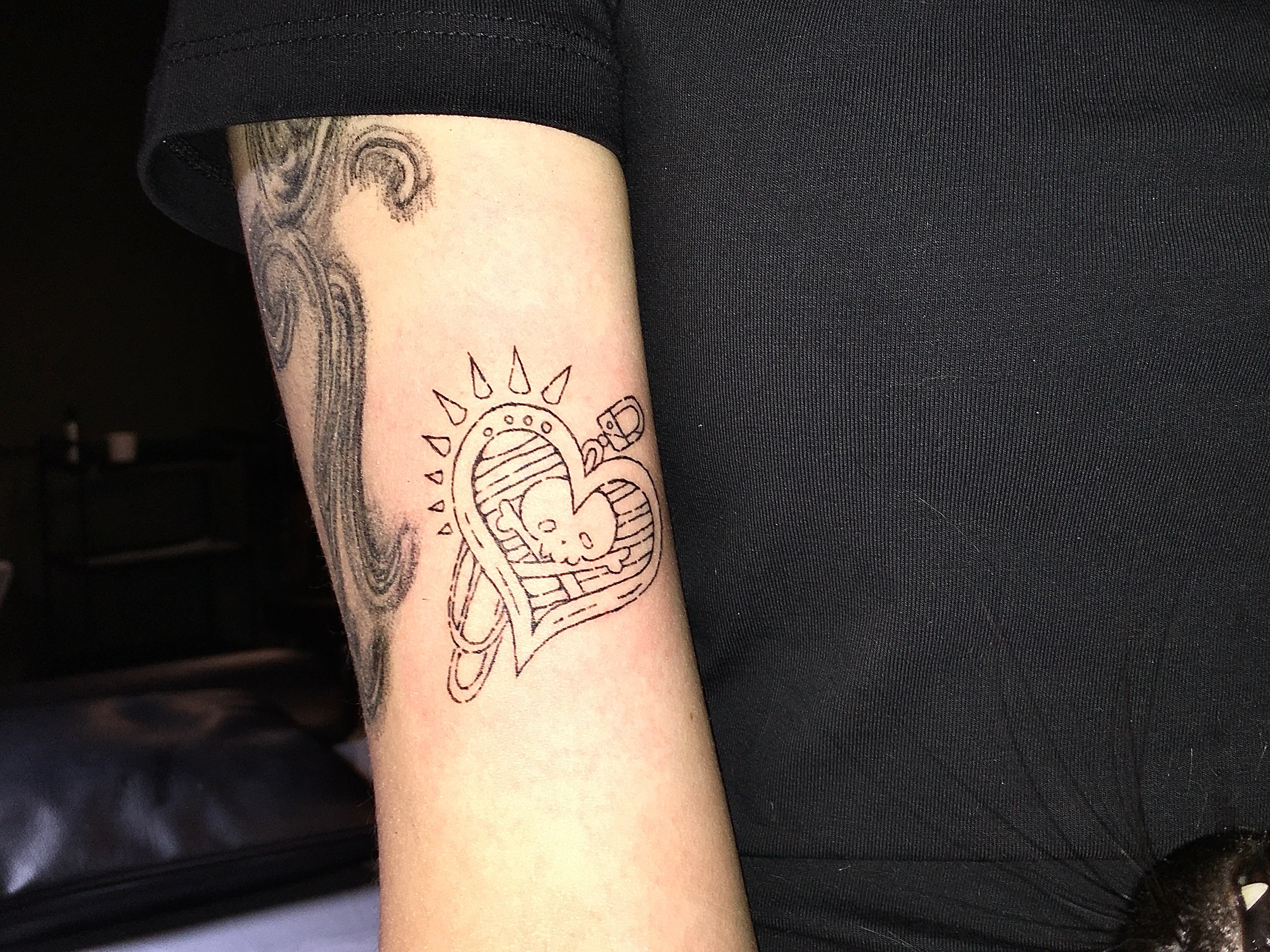Tattoo by @nekult_tt — black_and_grey