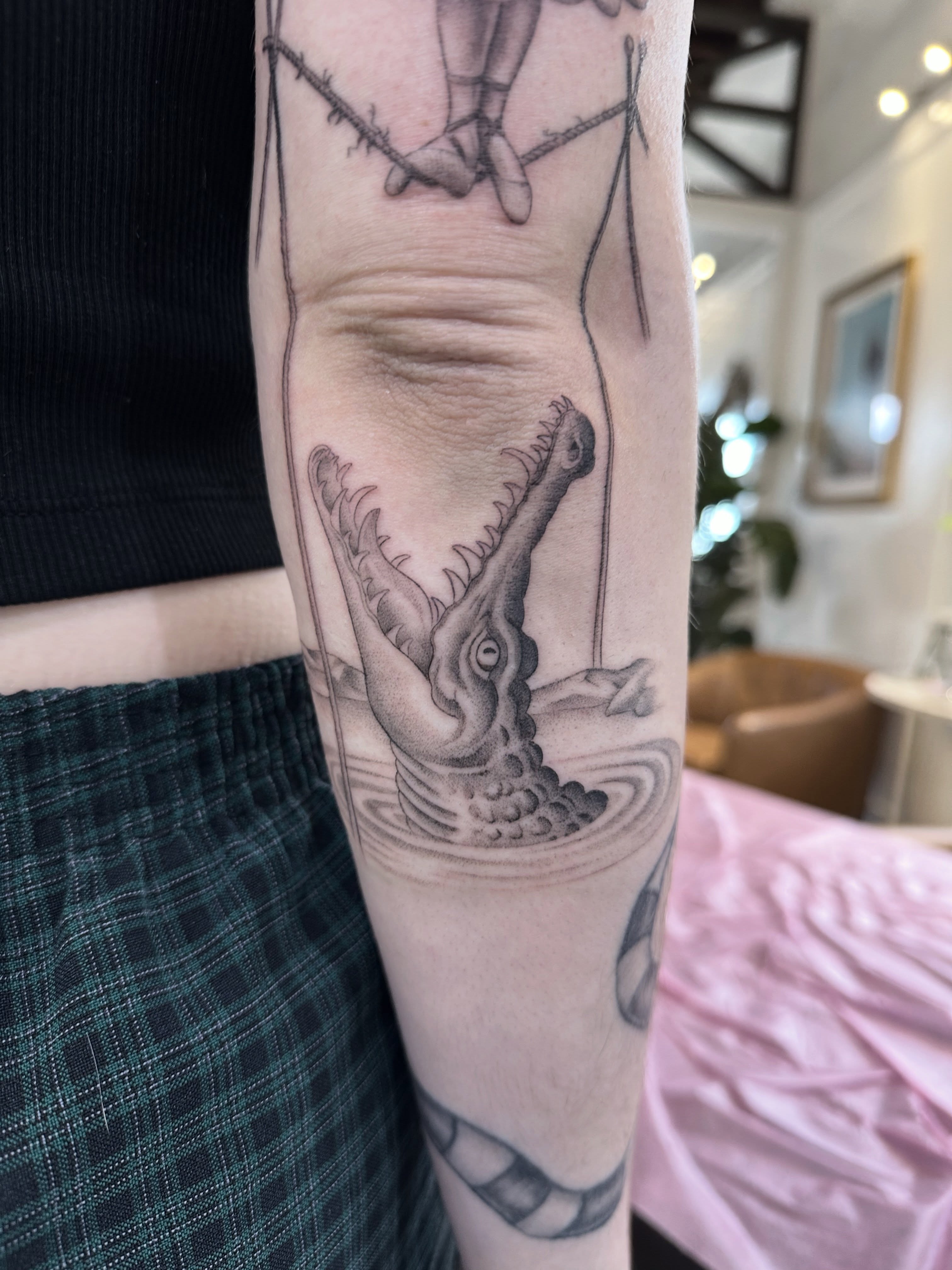 Tattoo by @seanharringtontattoo β black_and_grey