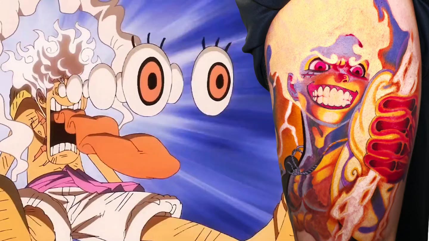 Tattoo by @narliehoodman — anime