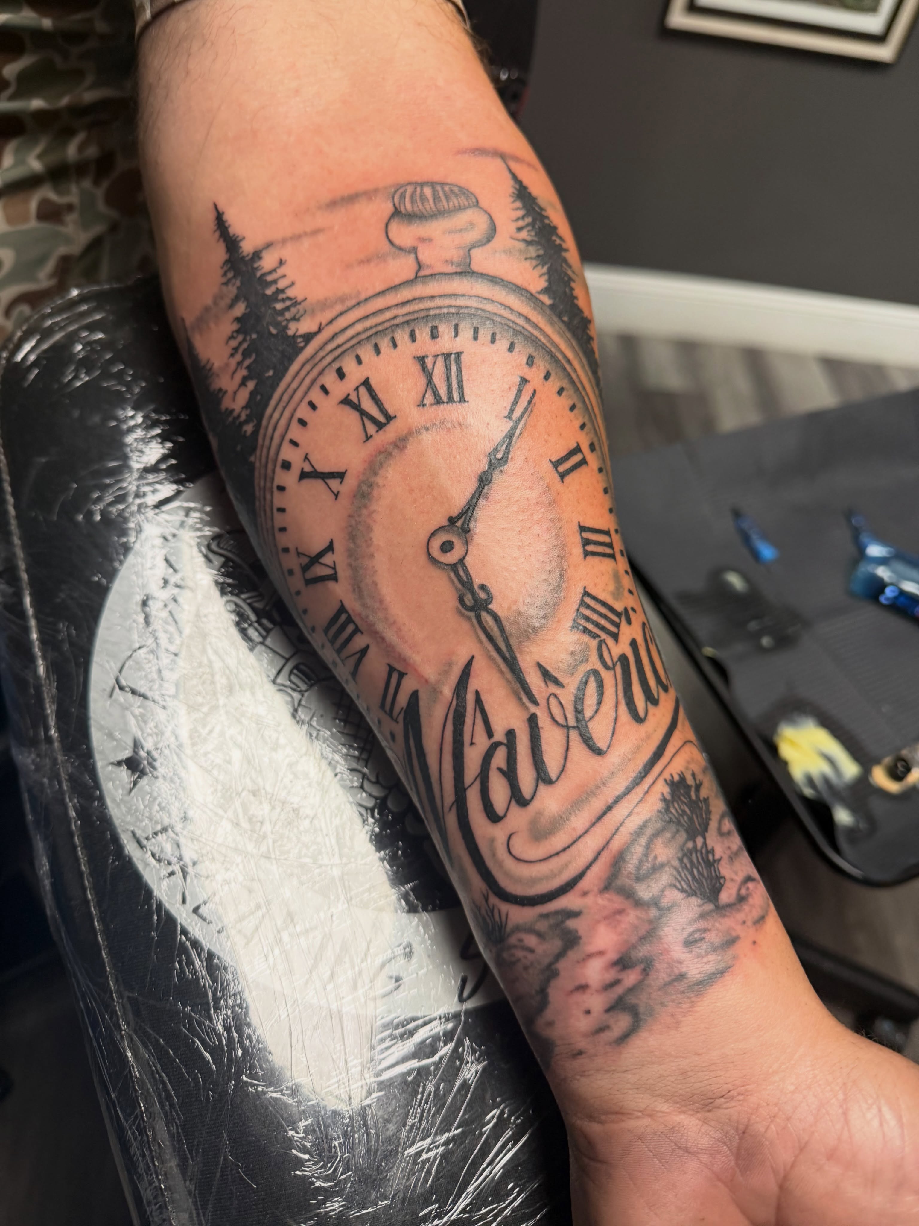 Tattoo by @bfmc_peanut_72 — black_and_grey